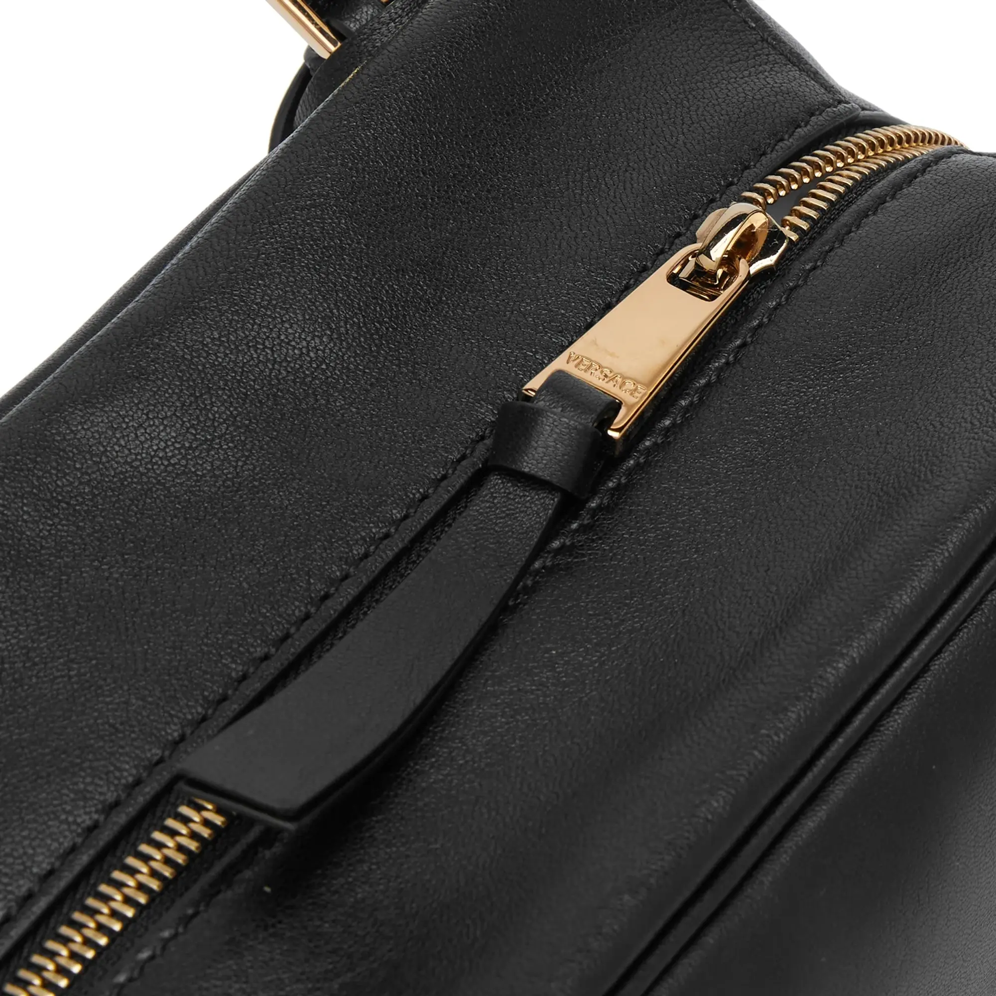 Versace Women's Lamb Leather Shoulder Bag Gold