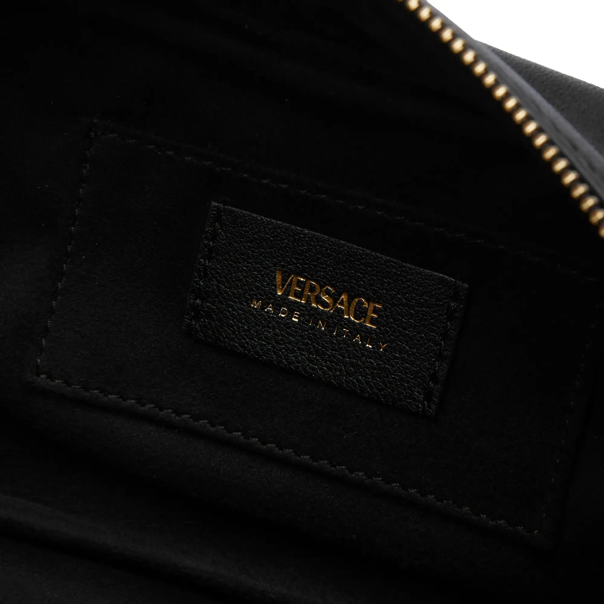Versace Women's Lamb Leather Shoulder Bag Gold