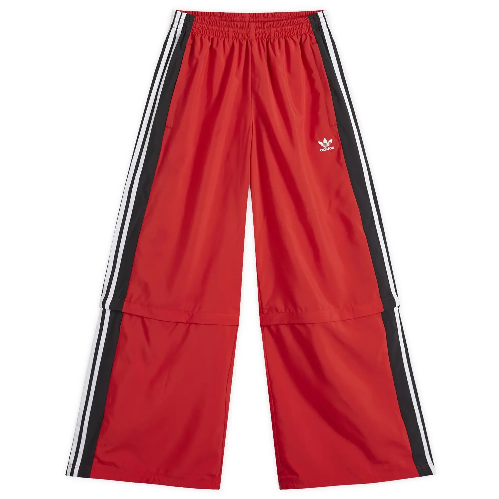 Adidas Women's Rasant Oversized Zip Off Track Pants Collegiate Red