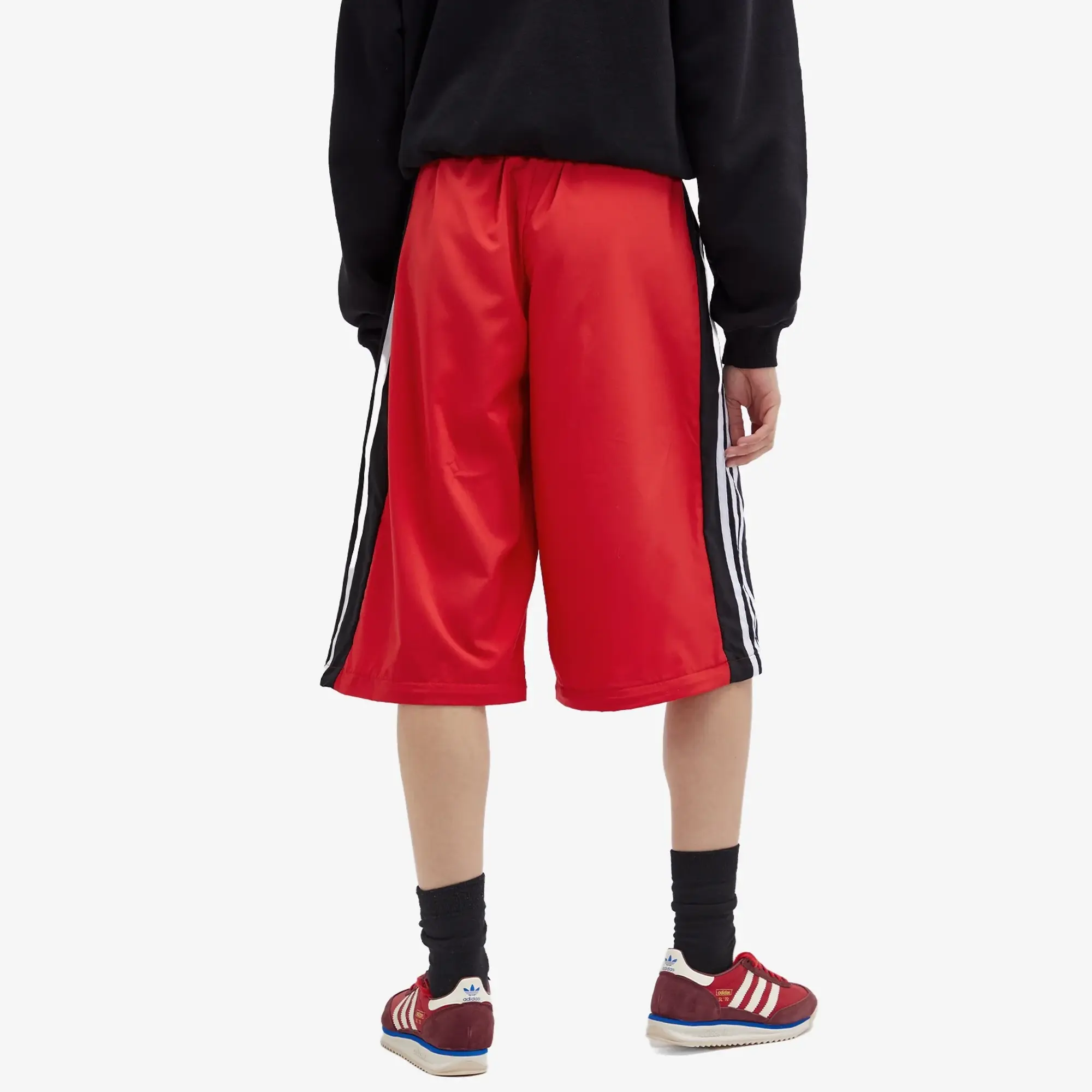 Adidas Women's Rasant Oversized Zip Off Track Pants Collegiate Red