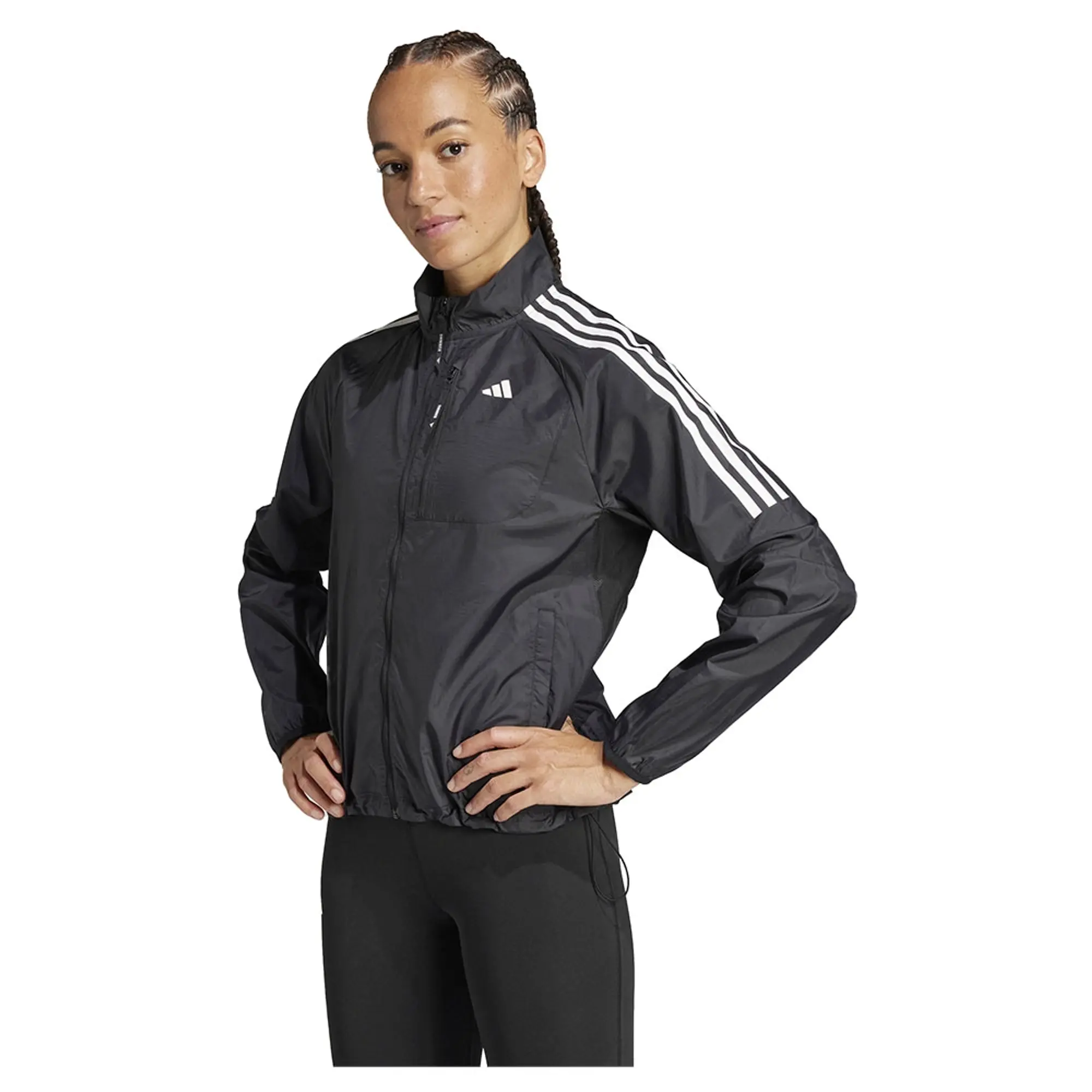 Adidas Own The Run 3 Stripes Packable Jacket