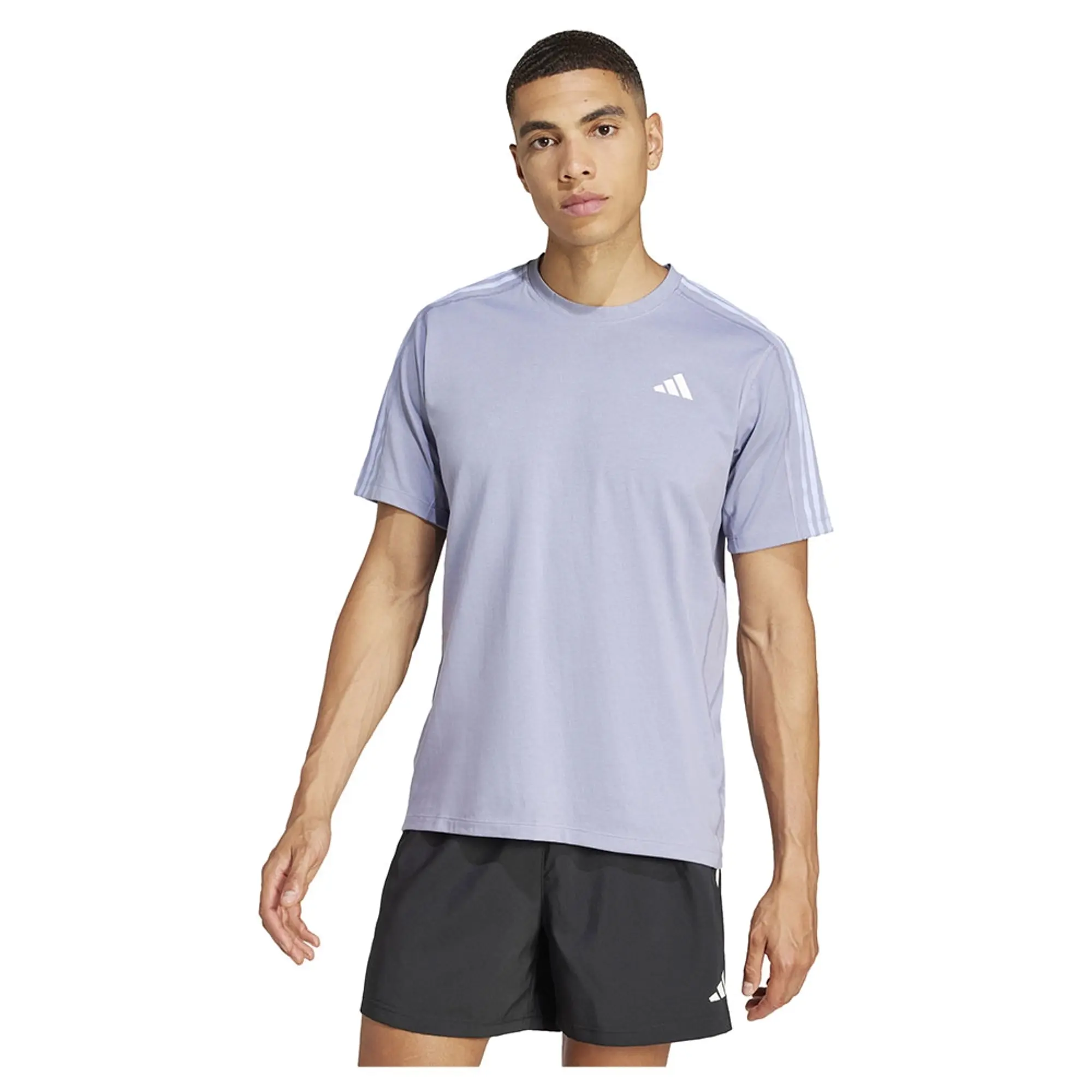 Adidas Own The Run 3 Stripes Short Sleeve T-shirt