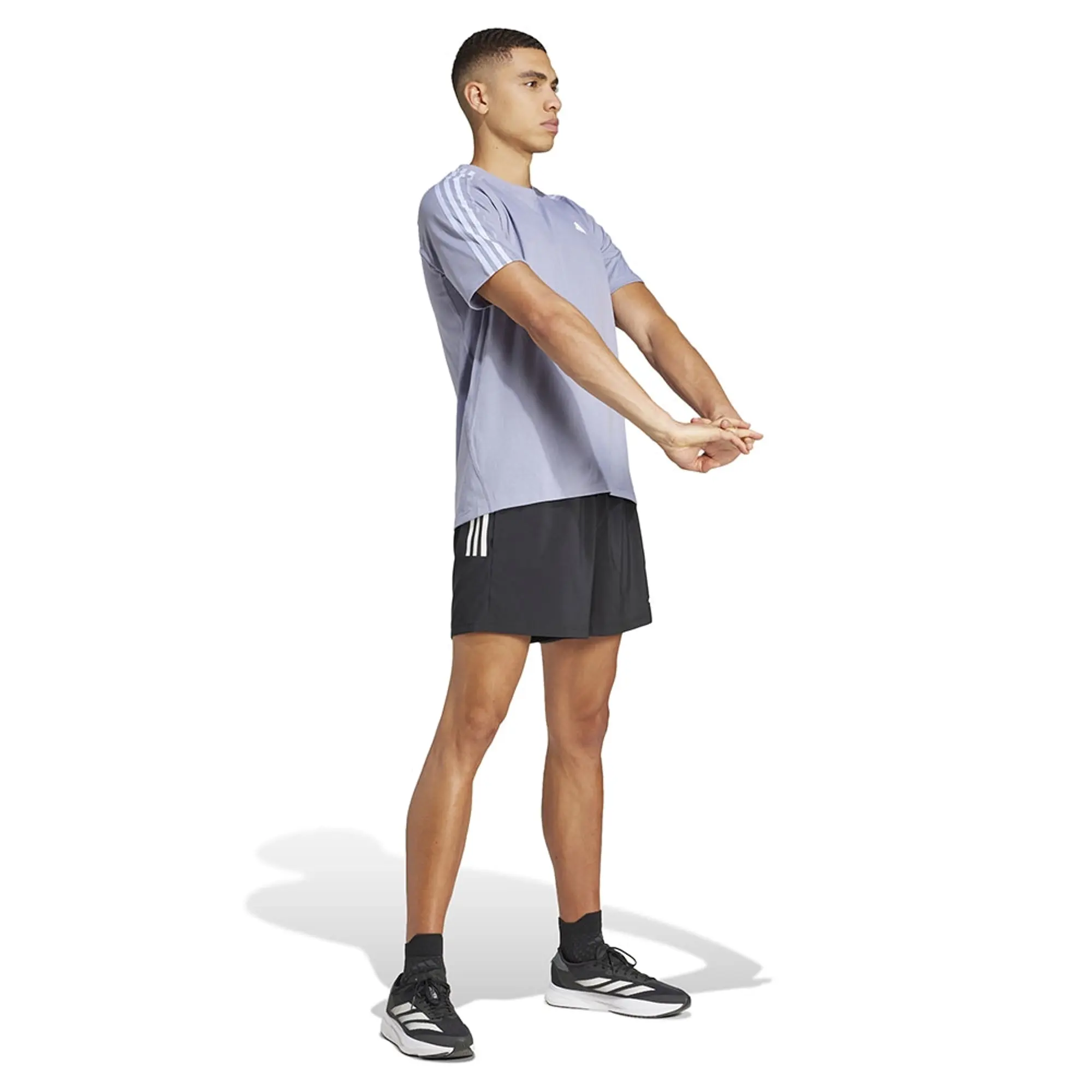Adidas Own The Run 3 Stripes Short Sleeve T-shirt