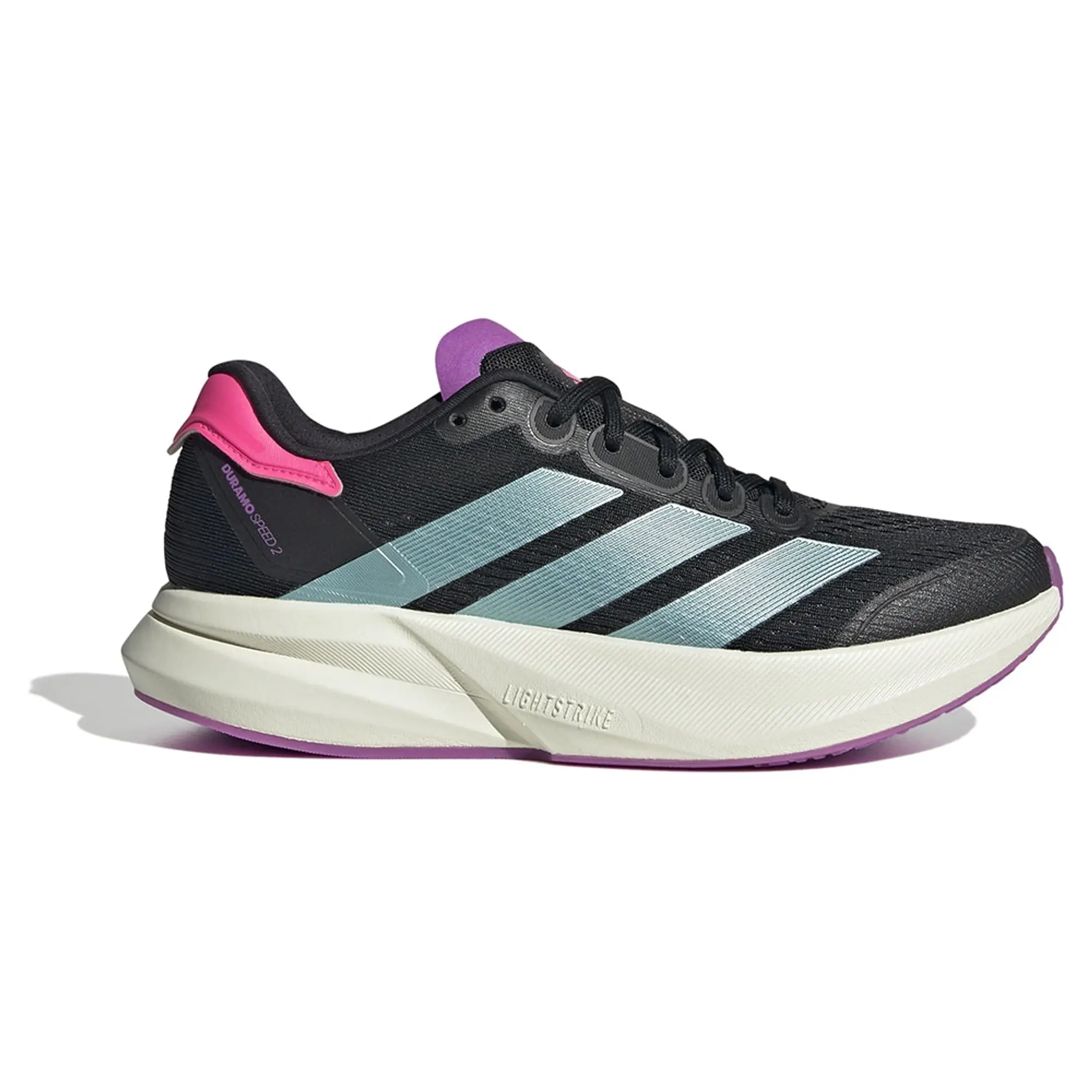 adidas Duramo Speed 2 Neutral Running Shoe Women - Black, Turquoise