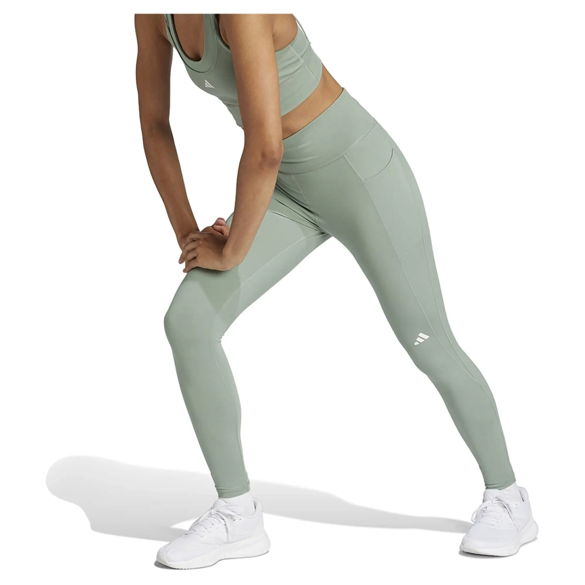 adidas Own The Run 7/8 Running Tights Women - Sage