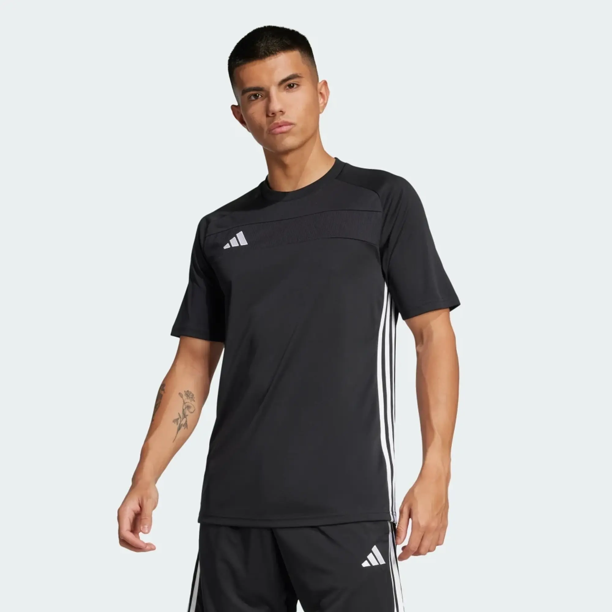 Adidas Football Tiro Jersey T-Shirt In Black