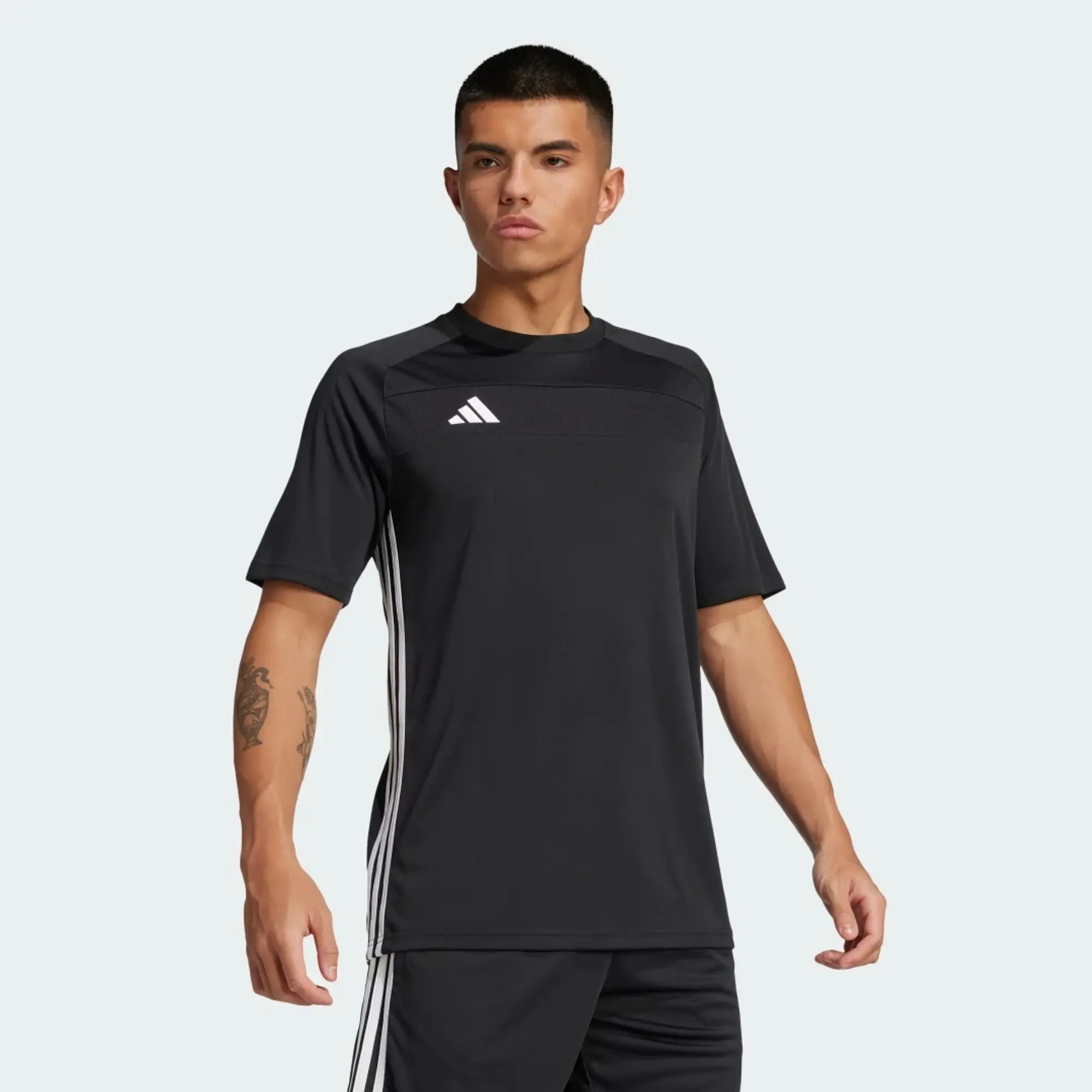 Adidas Football Tiro Jersey T-Shirt In Black