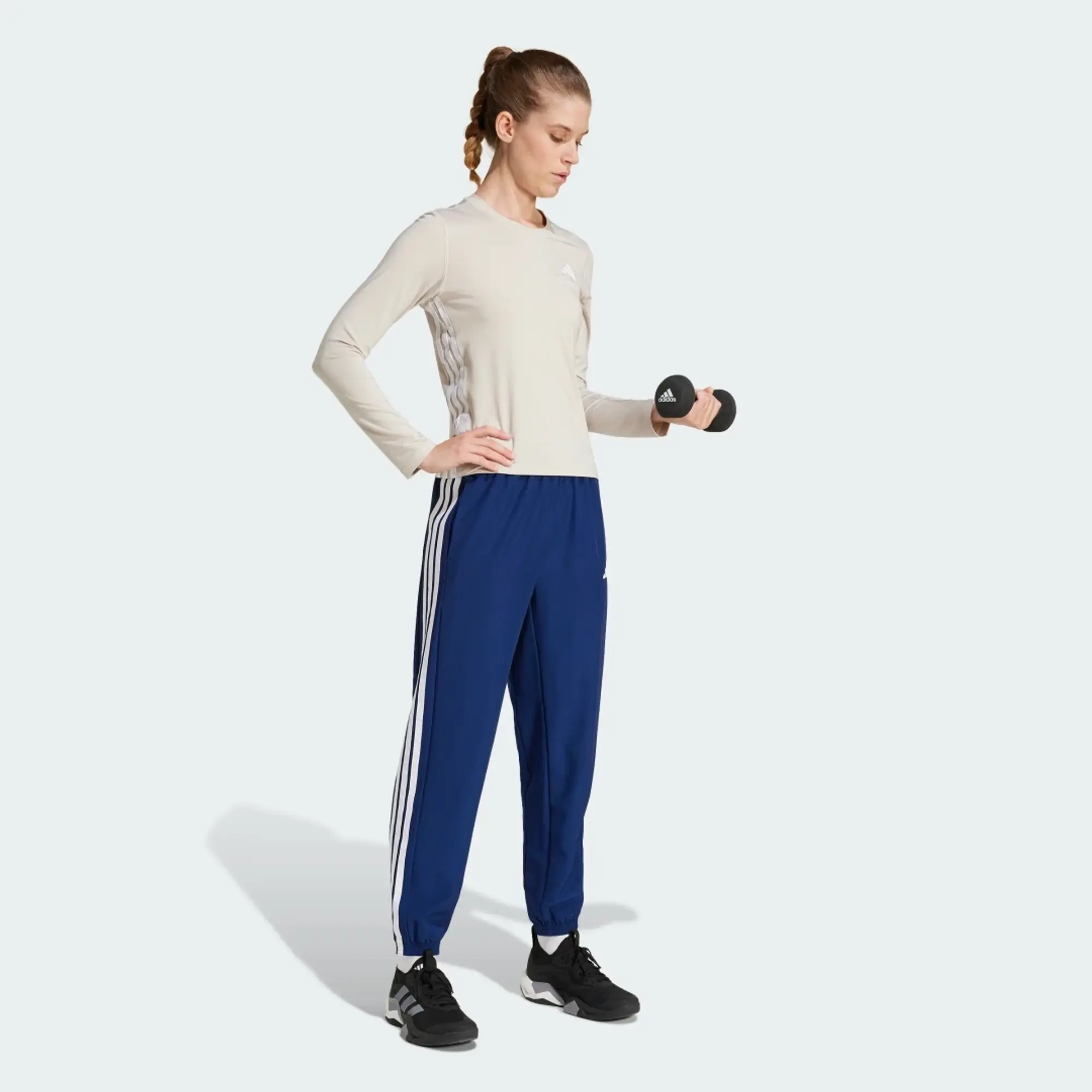 Adidas Train Essentials 3 Stripes Woven Joggers