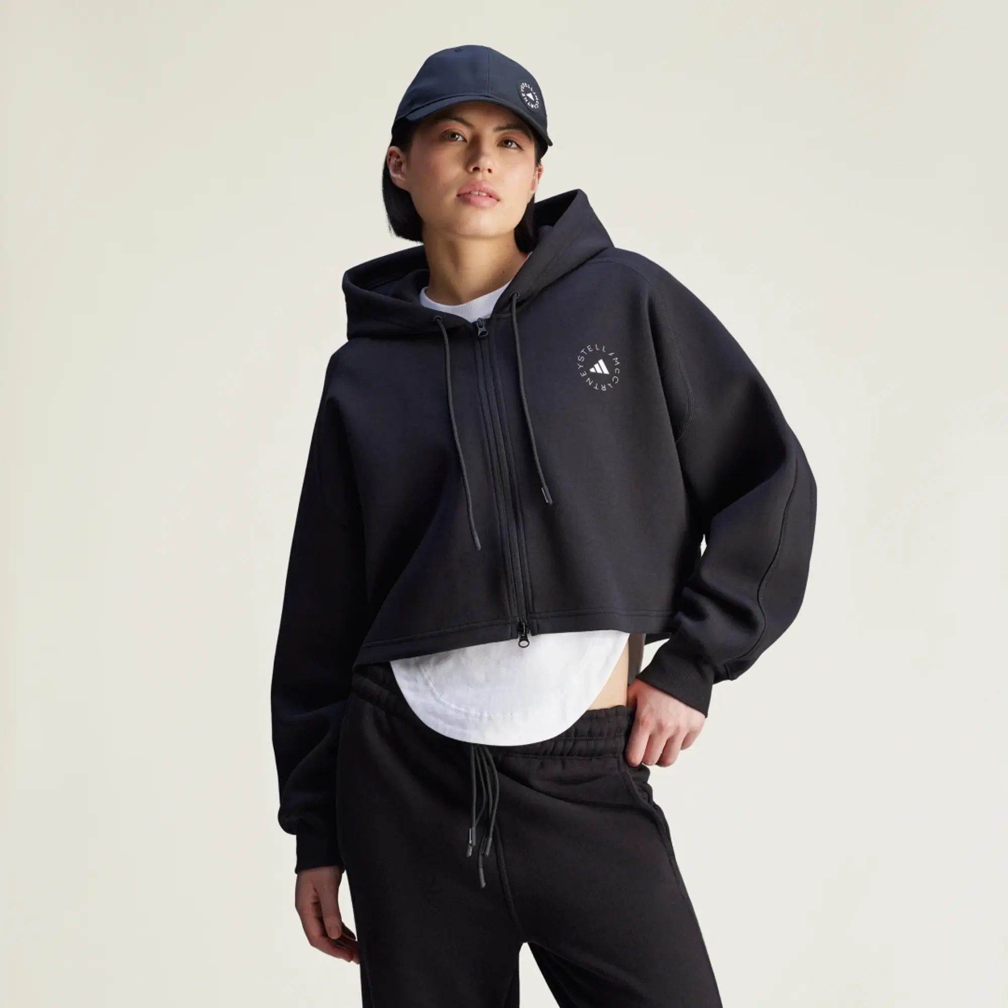 adidas adidas by Stella McCartney Sportswear Cropped Hoodie