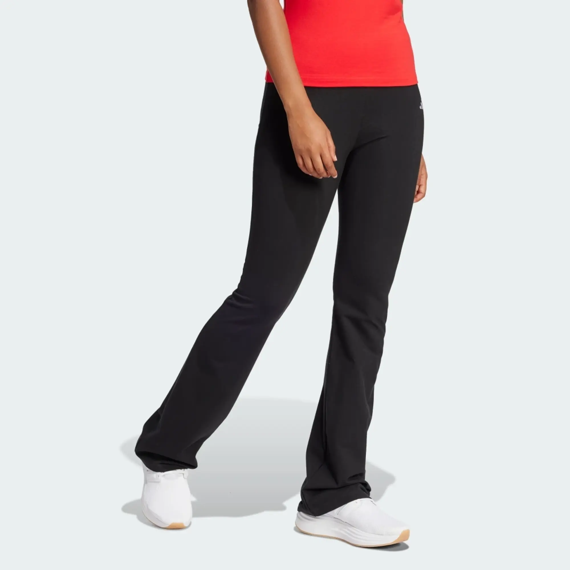 adidas Women Essentials Small Logo Flared Leggings