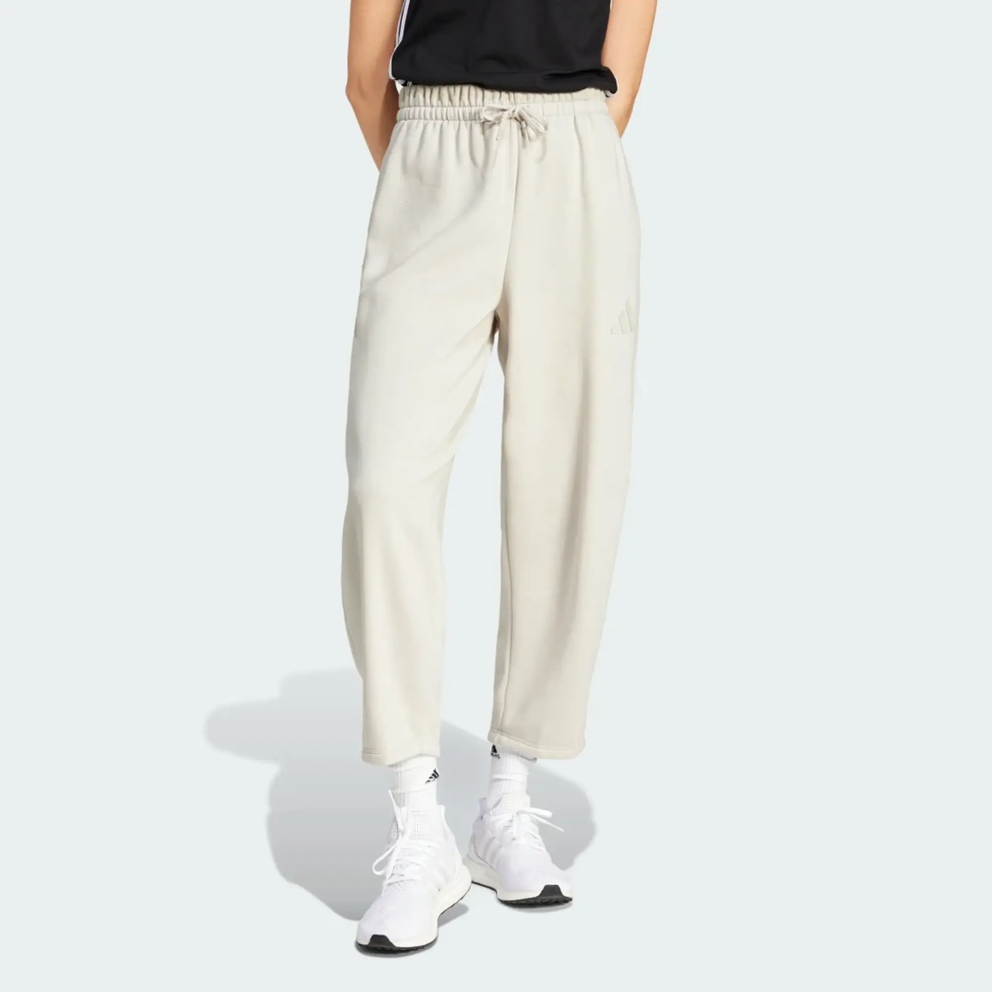 adidas Essentials Contemporary Logo Fleece Barrel Pants
