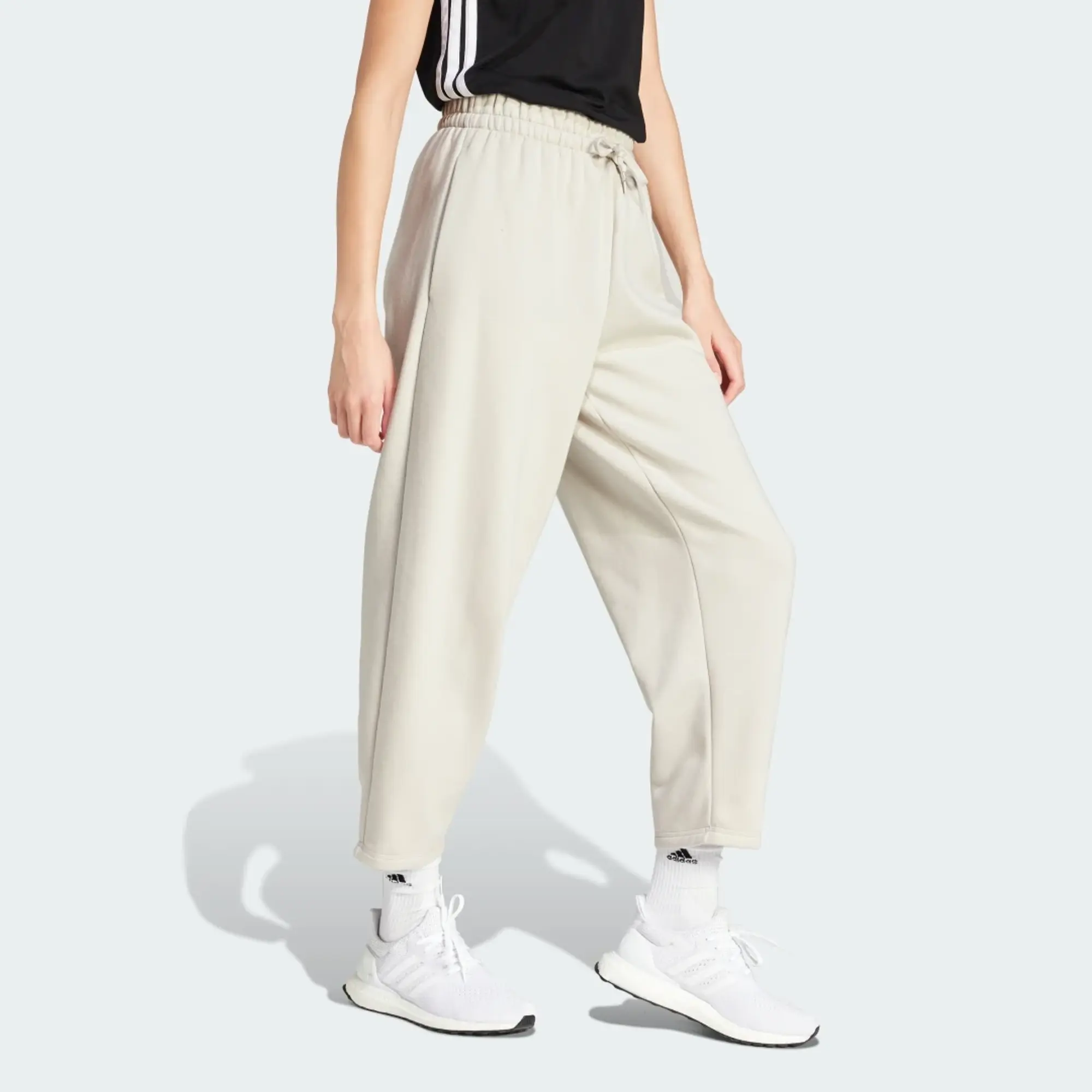 adidas Essentials Contemporary Logo Fleece Barrel Pants