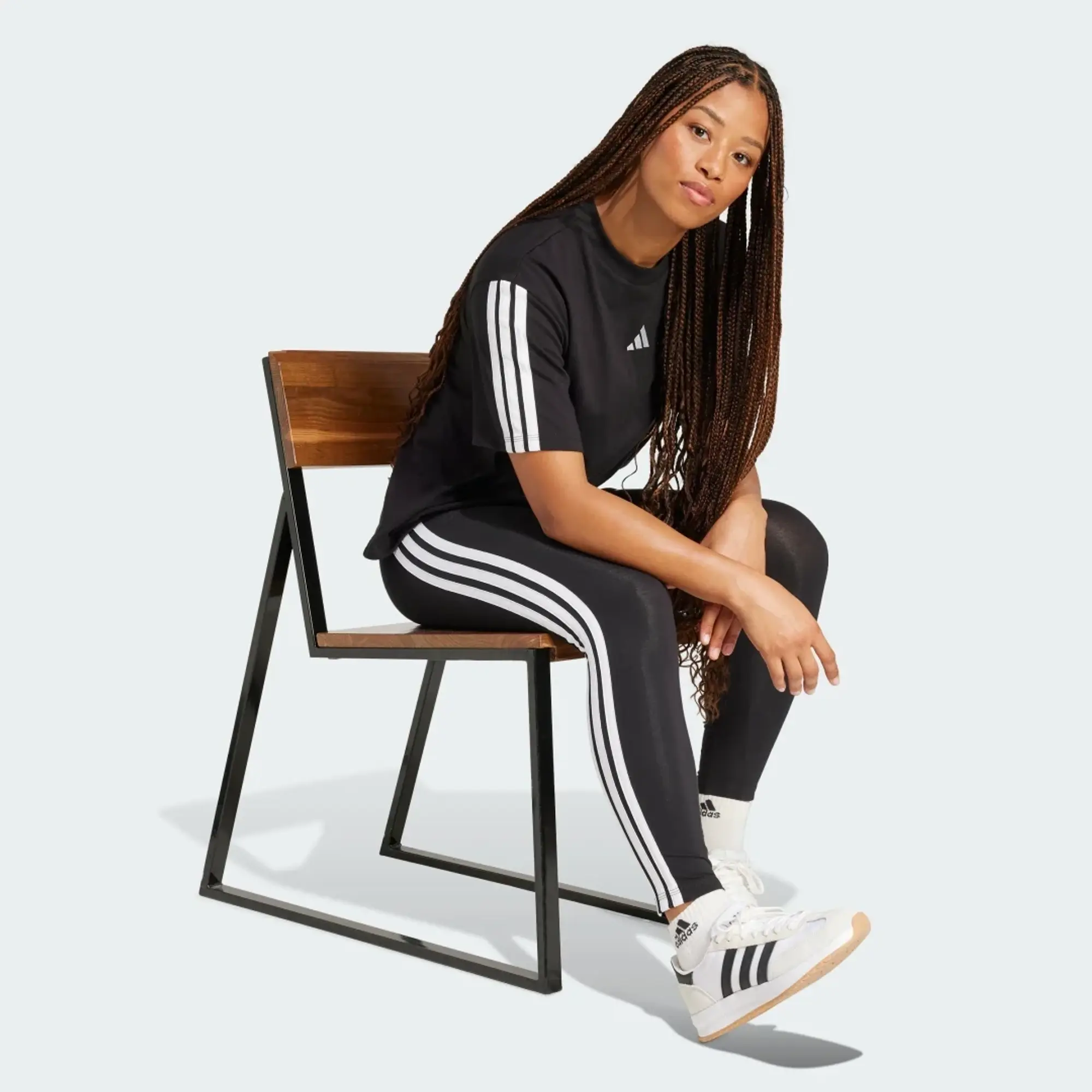 adidas Women's Cotton Leggings - Black