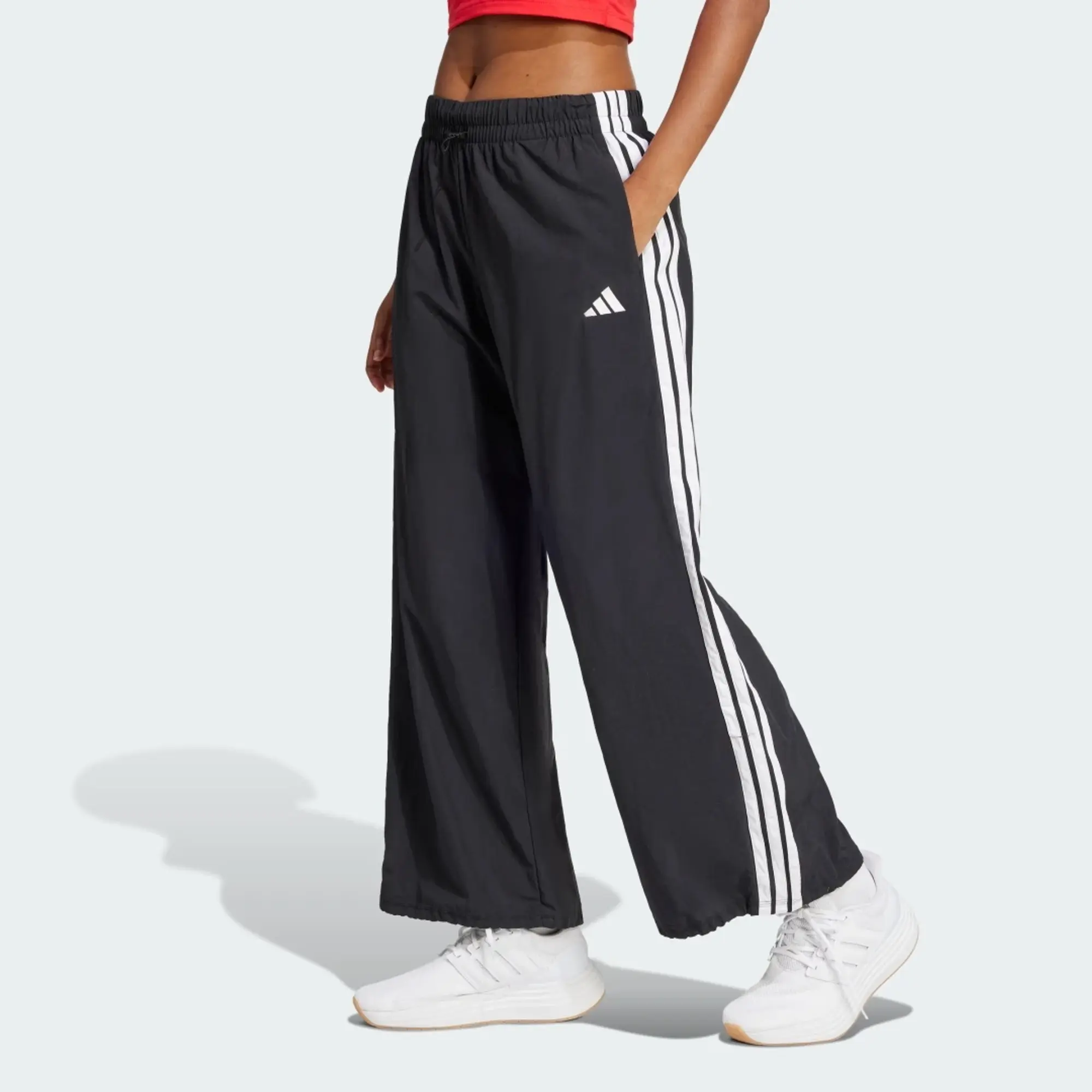 Adidas Essentials 3 Stripes Lifestyle Woven Parachute Pants