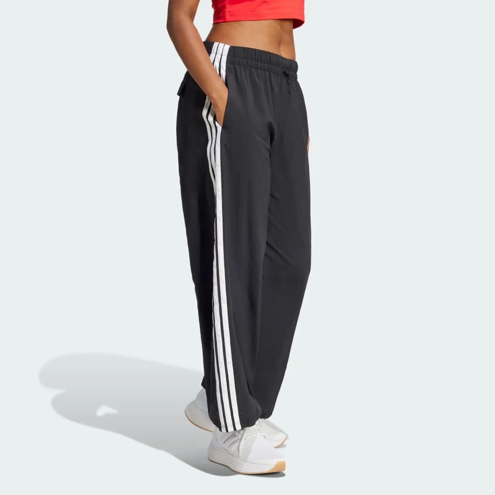 Adidas Essentials 3 Stripes Lifestyle Woven Parachute Pants