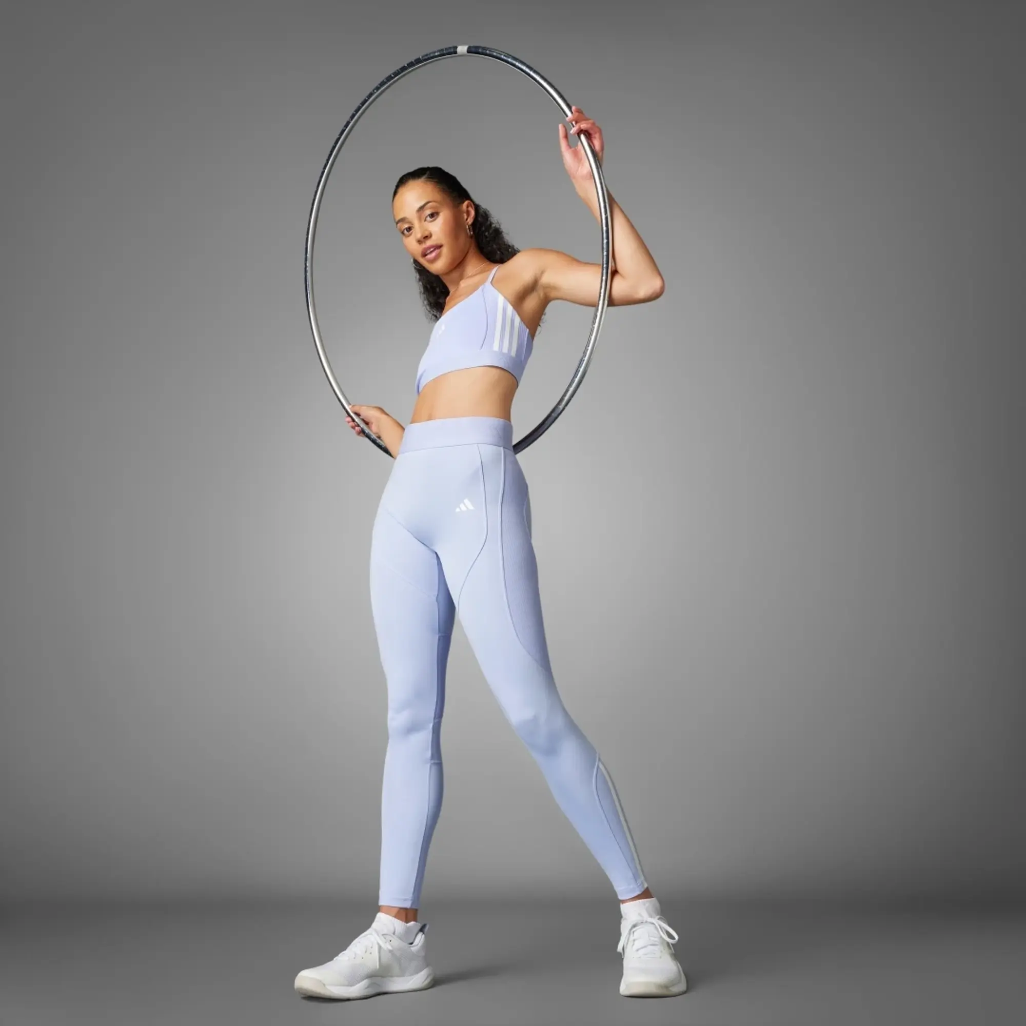 Adidas Hyperglam Full Length Ribbed Leggings