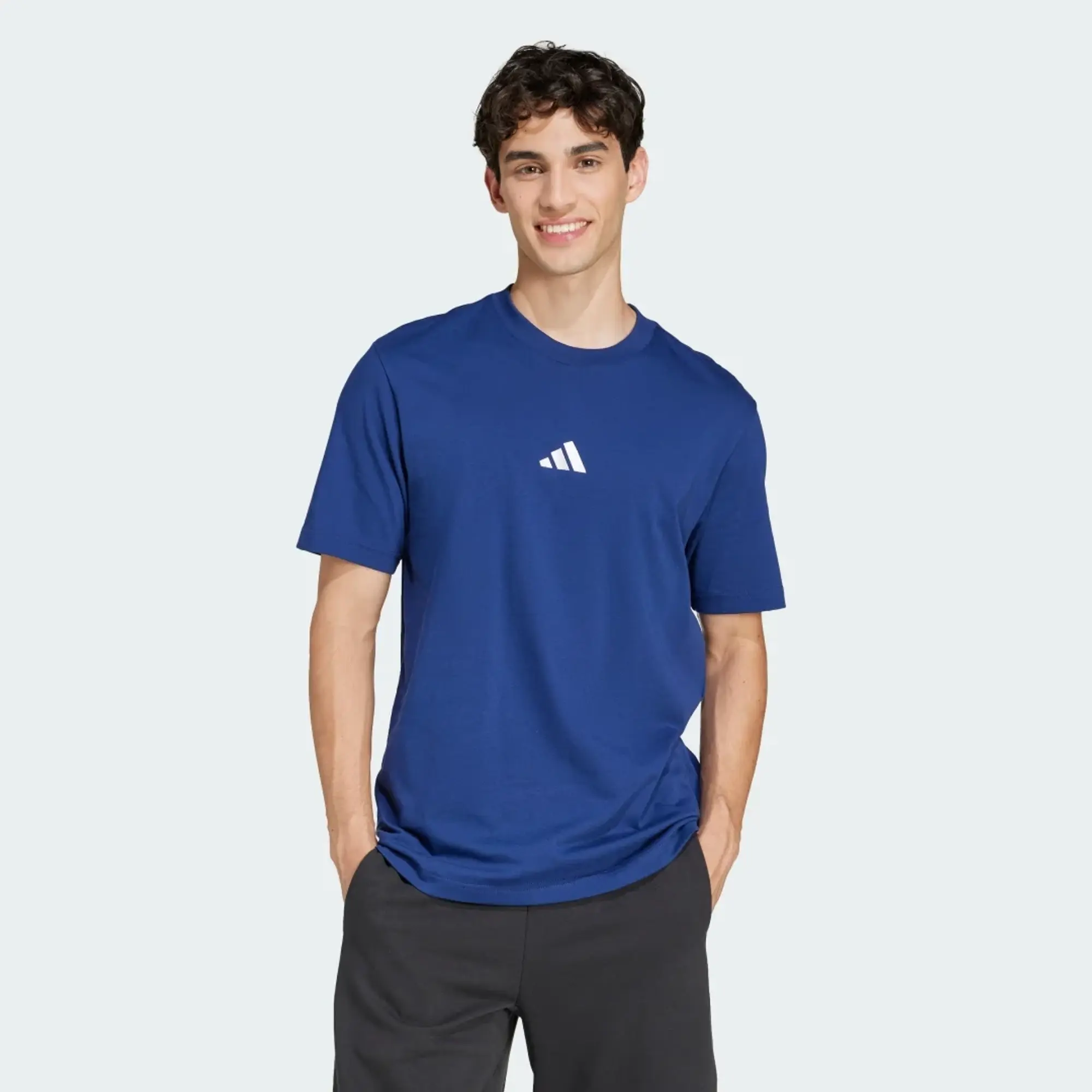 Adidas Essentials Small Logo Single Jersey Short Sleeve T-shirt