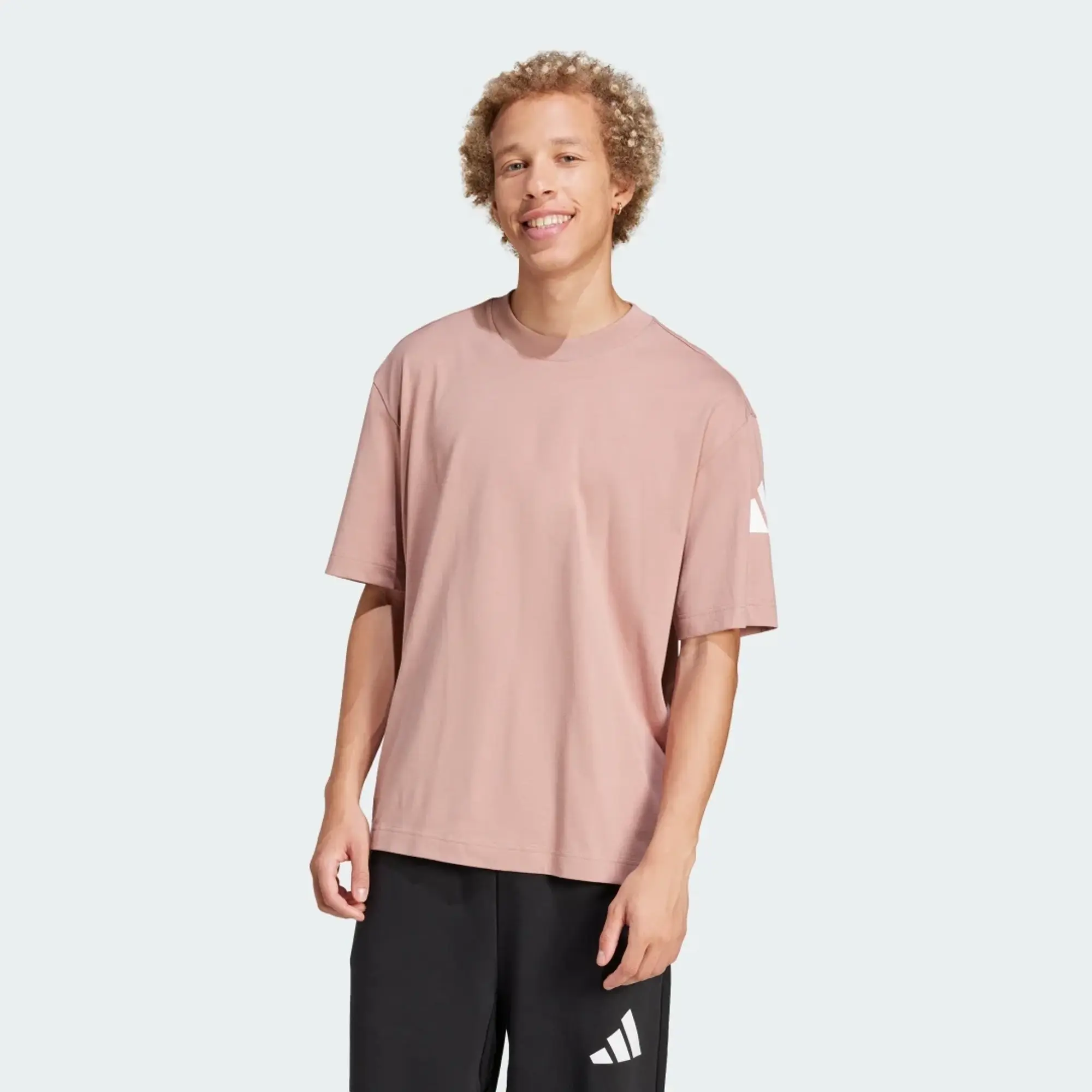 adidas Essentials Loose Fit 3 Bar Logo T-Shirt