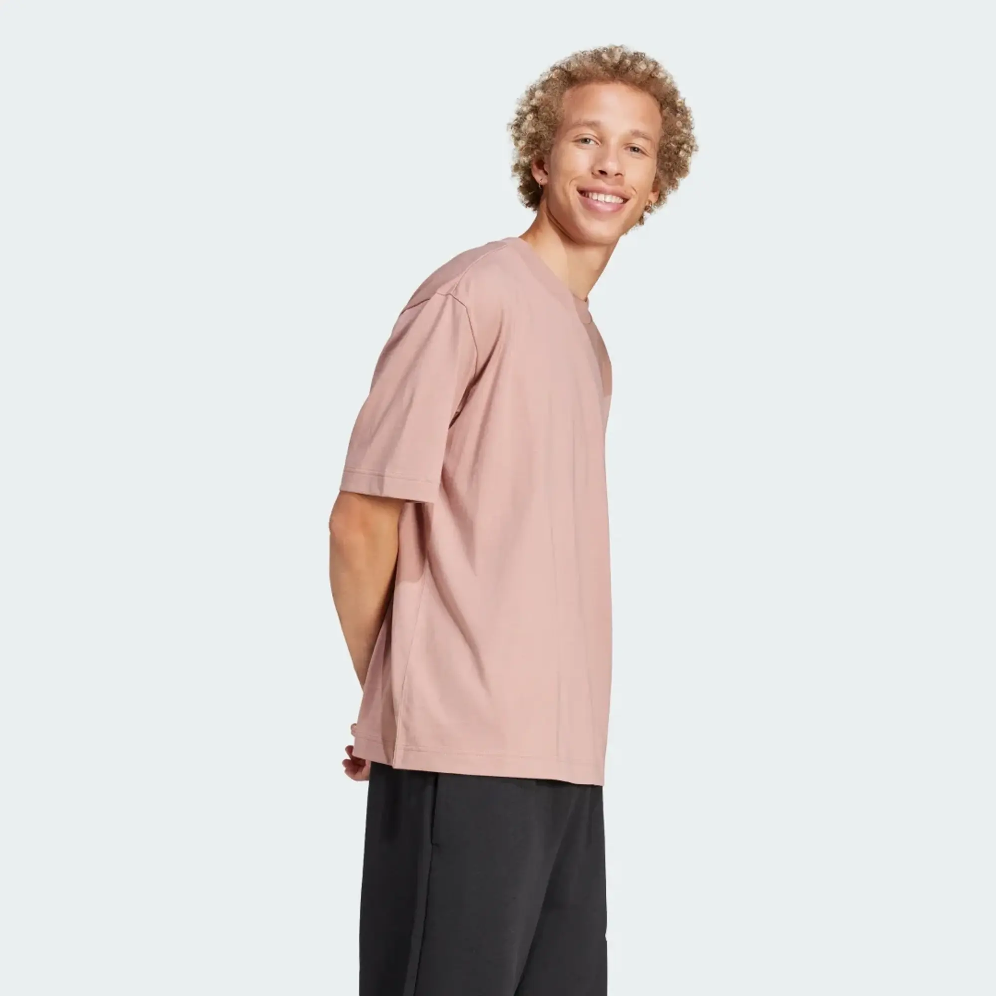 adidas Essentials Loose Fit 3 Bar Logo T-Shirt