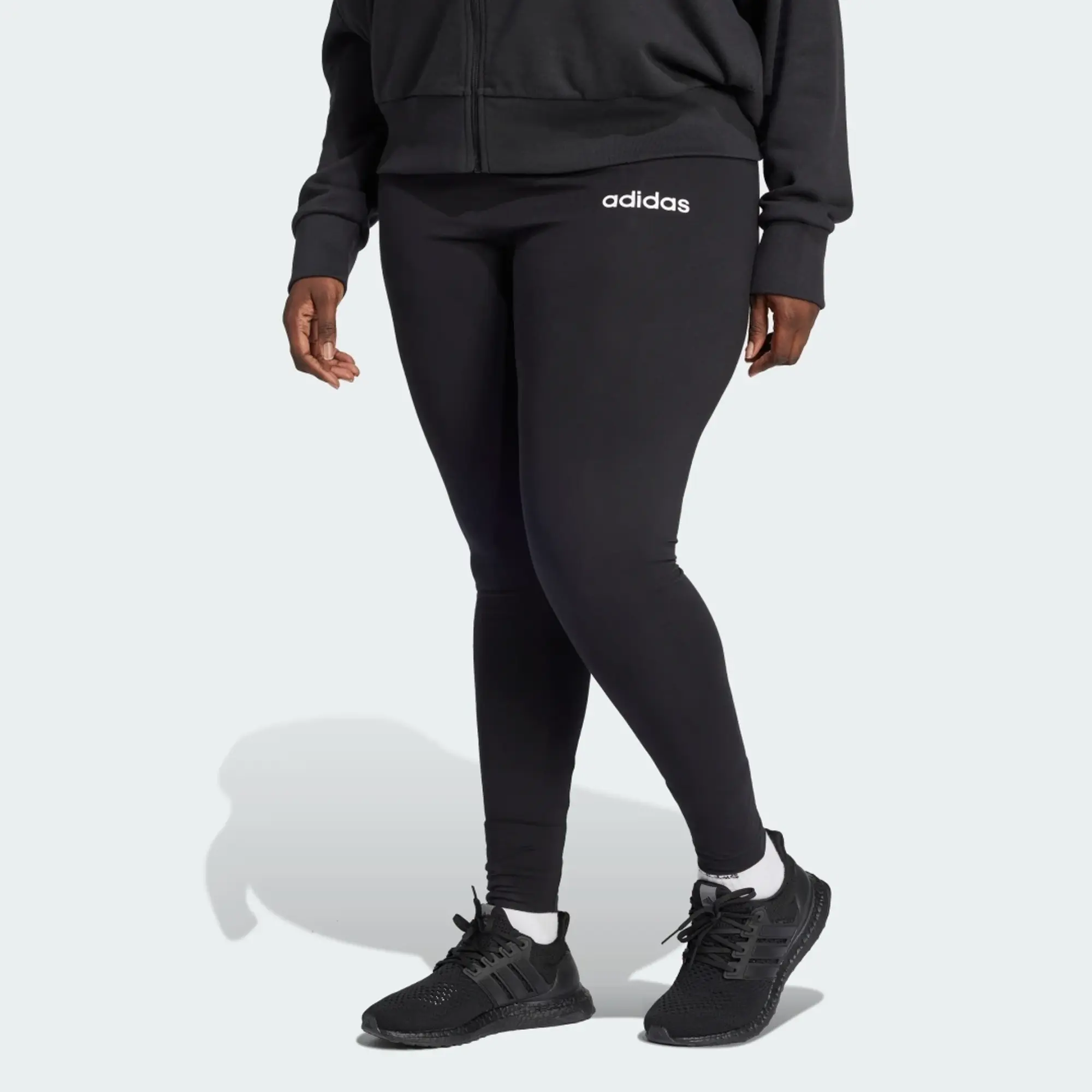 Adidas Essentials Linear Cotton Plus Leggings