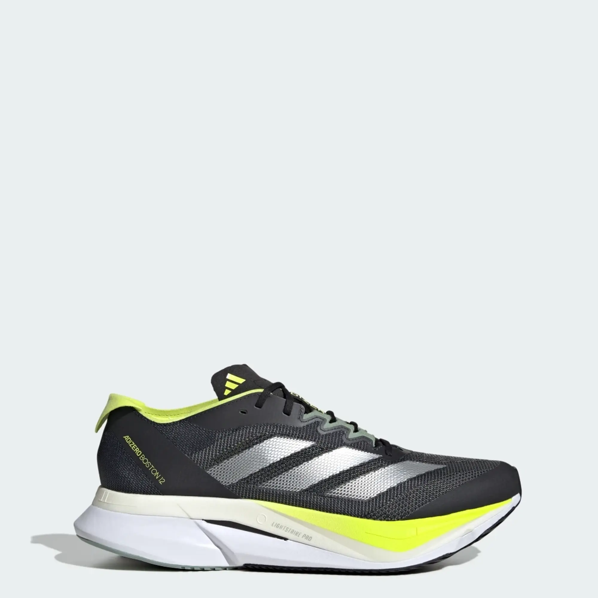 adidas Adizero Boston 12 Competition Running Shoe Men - Dark Blue, Yellow