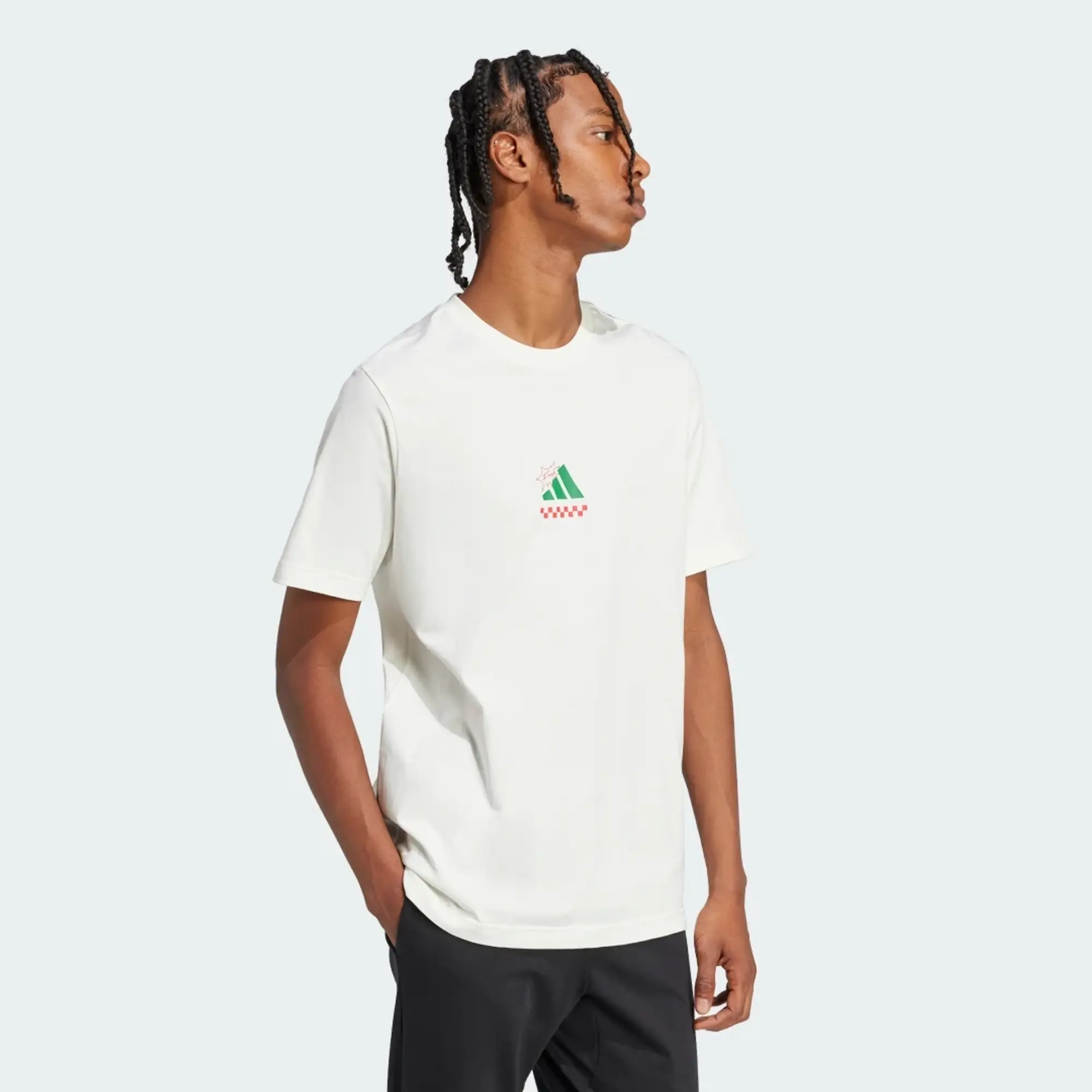 adidas Men Lounge Pizza Graphic Tee