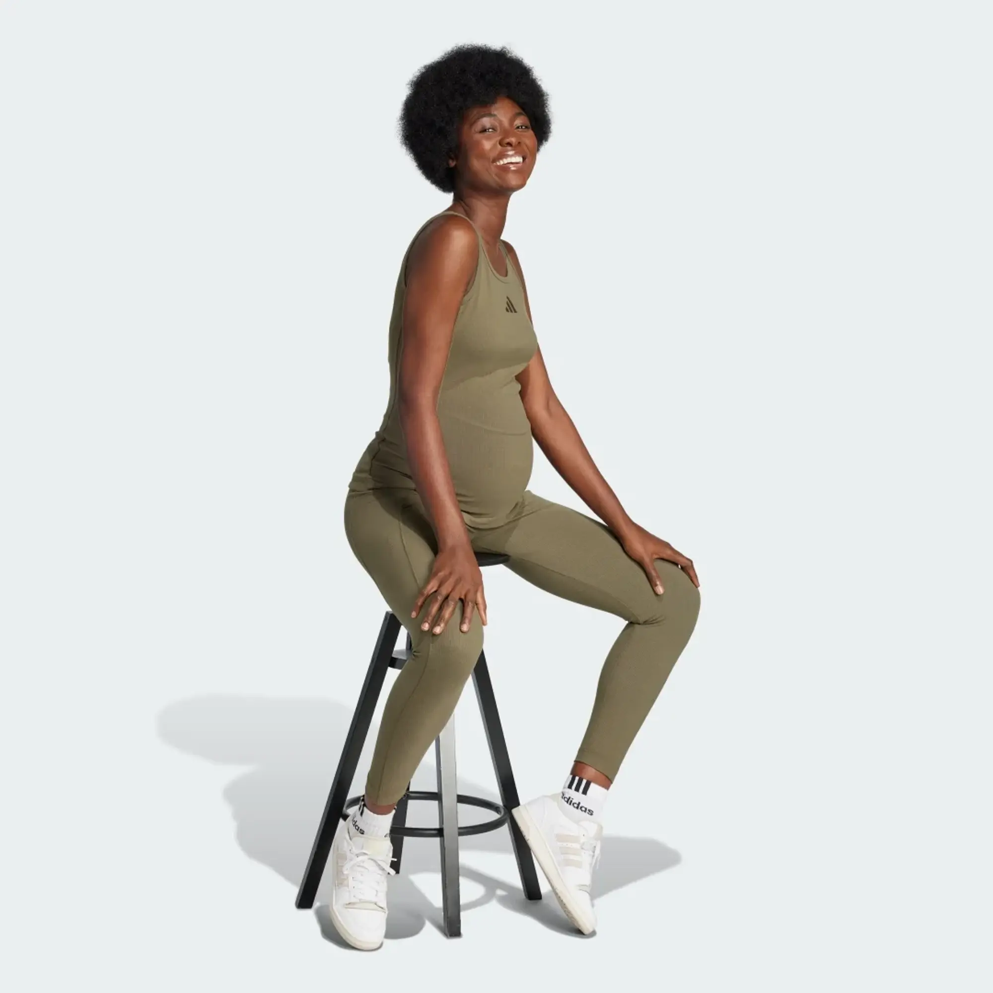 Adidas Rib 7/8 Maternity High Waist Leggings