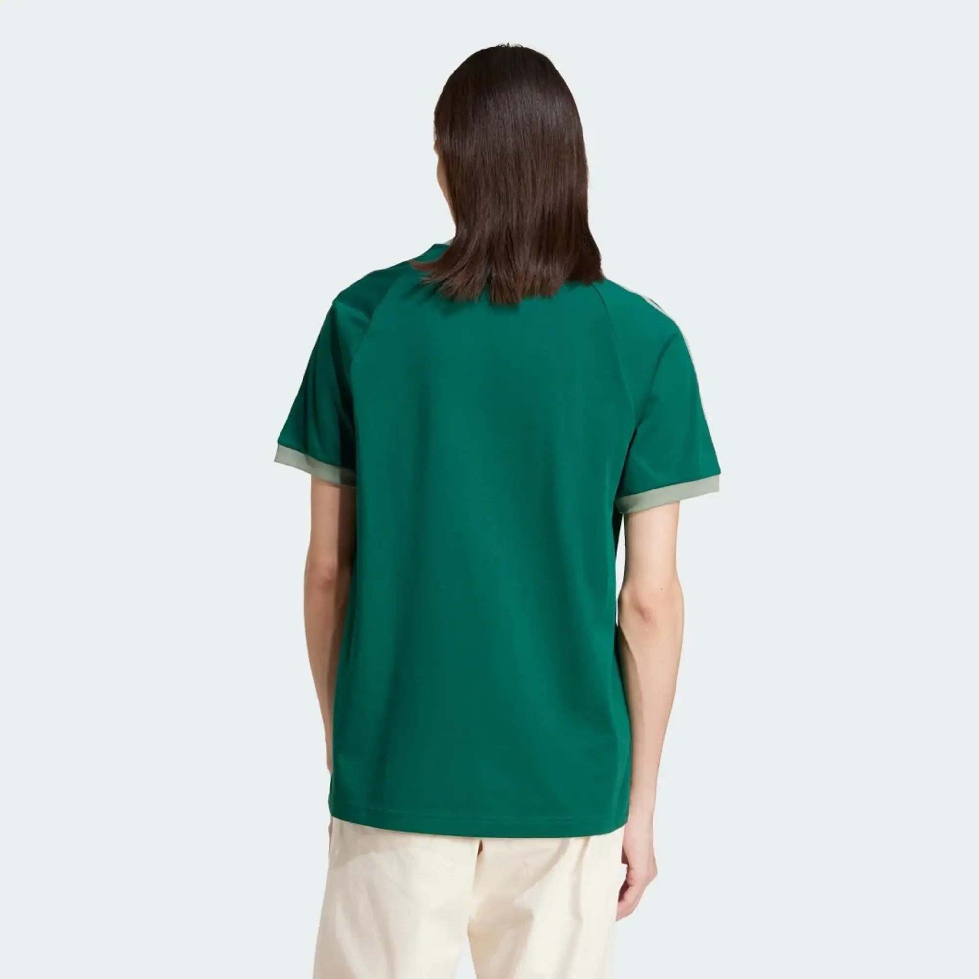 adidas Originals Adicolor Classics 3-Stripes T-Shirt, Green