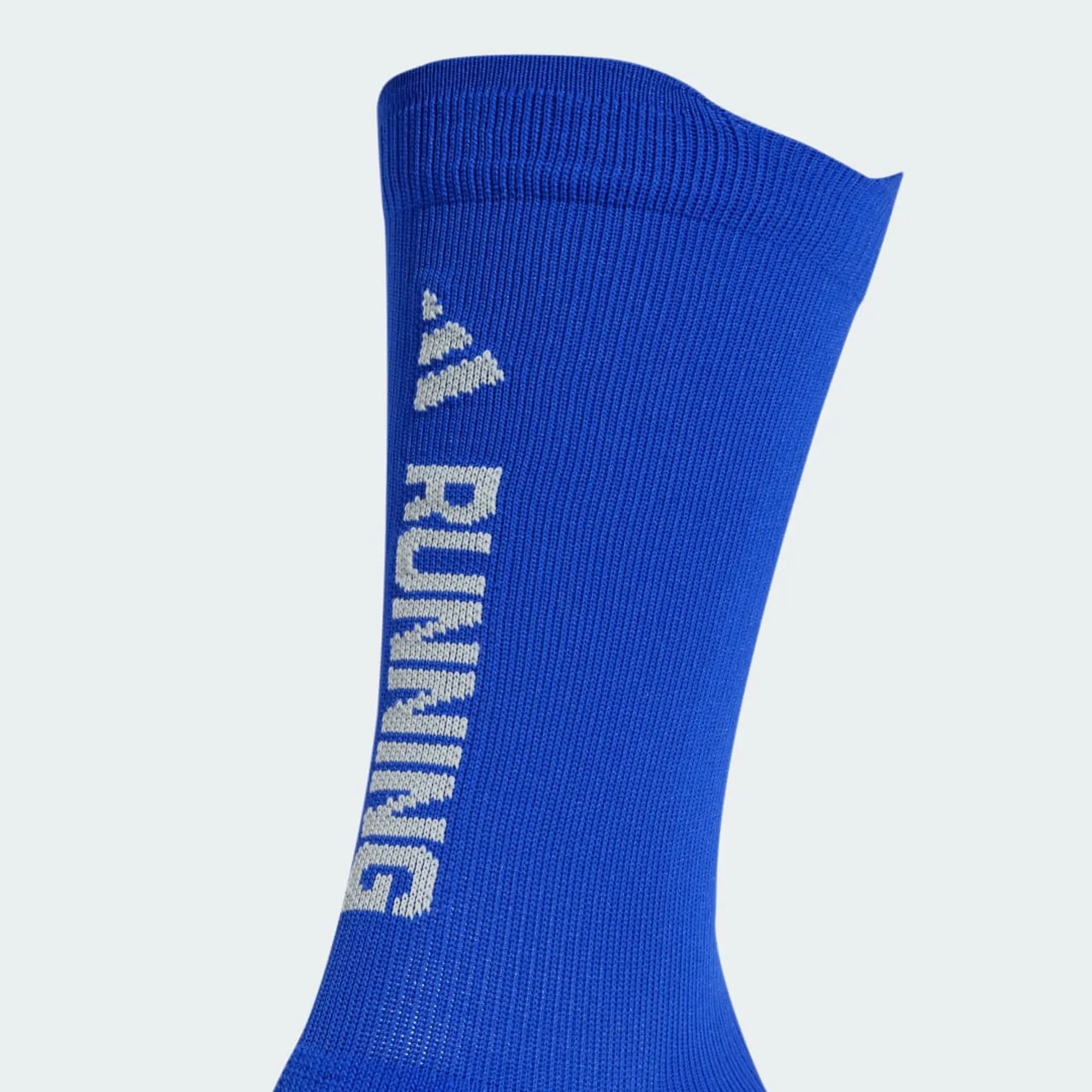 Adidas Running Graphic Socks In Blue And Neon Green