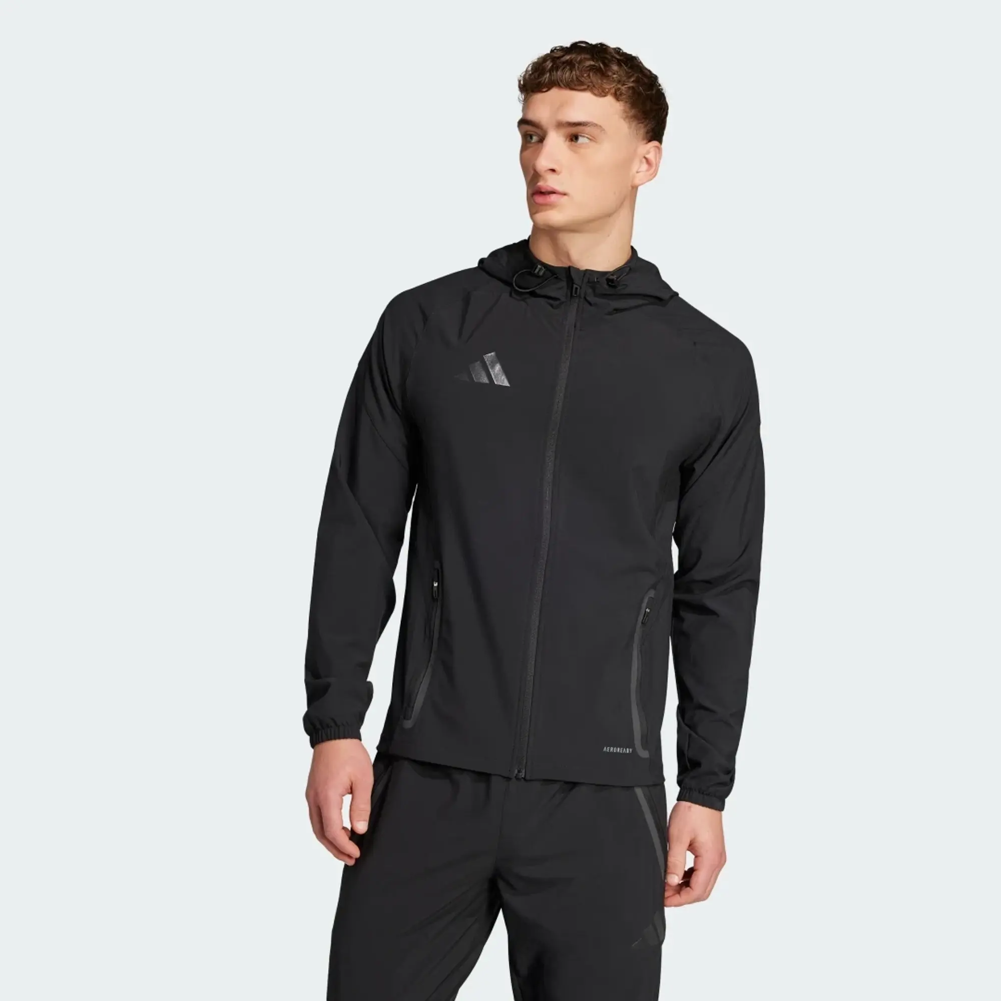 Adidas Tiro 25 Competition Vis Tech Travel Full Zip Sweatshirt