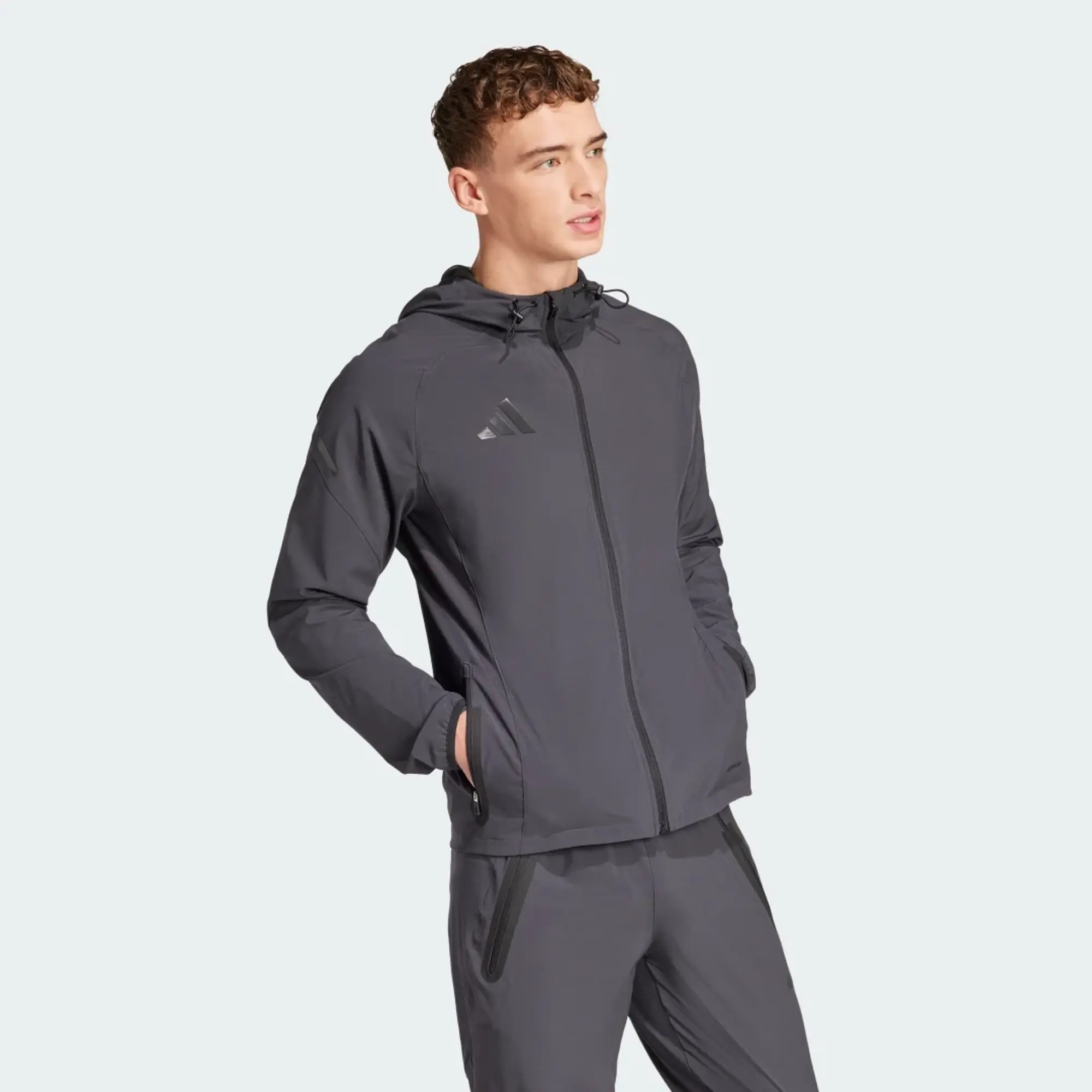 Adidas Tiro 25 Pro Vis Tech Travel Full Zip Sweatshirt