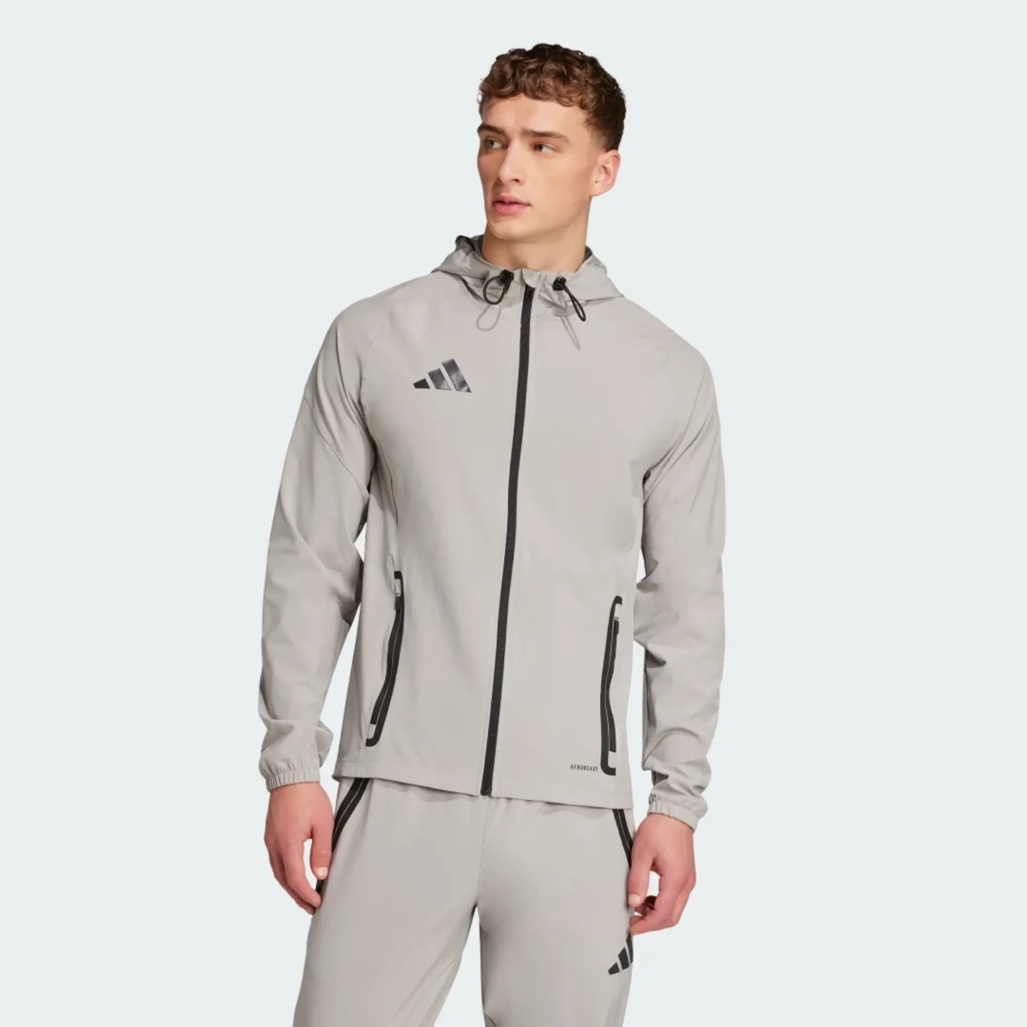 Adidas Tiro 25 Competition Vis Tech Travel Full Zip Sweatshirt
