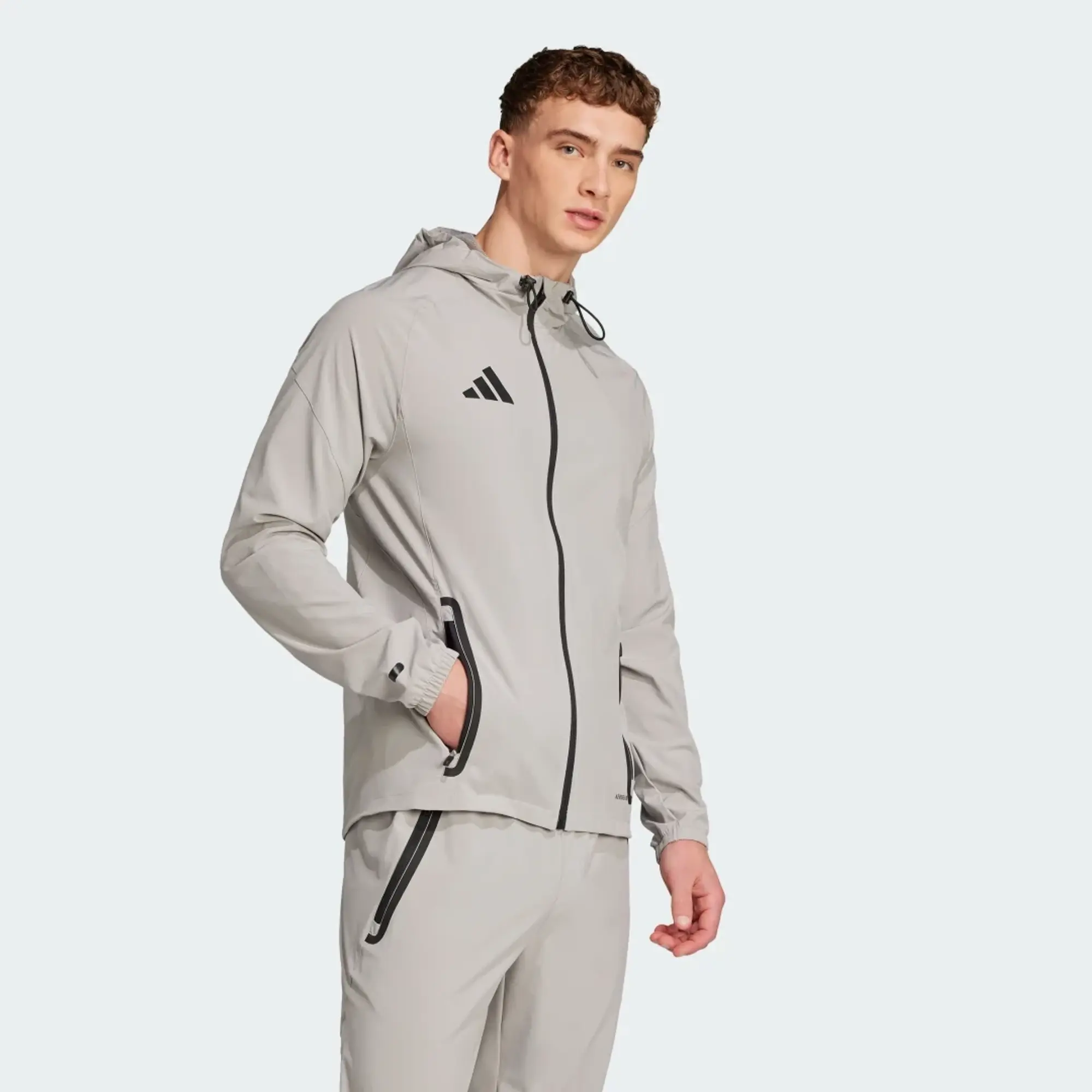 Adidas Tiro 25 Competition Vis Tech Travel Full Zip Sweatshirt