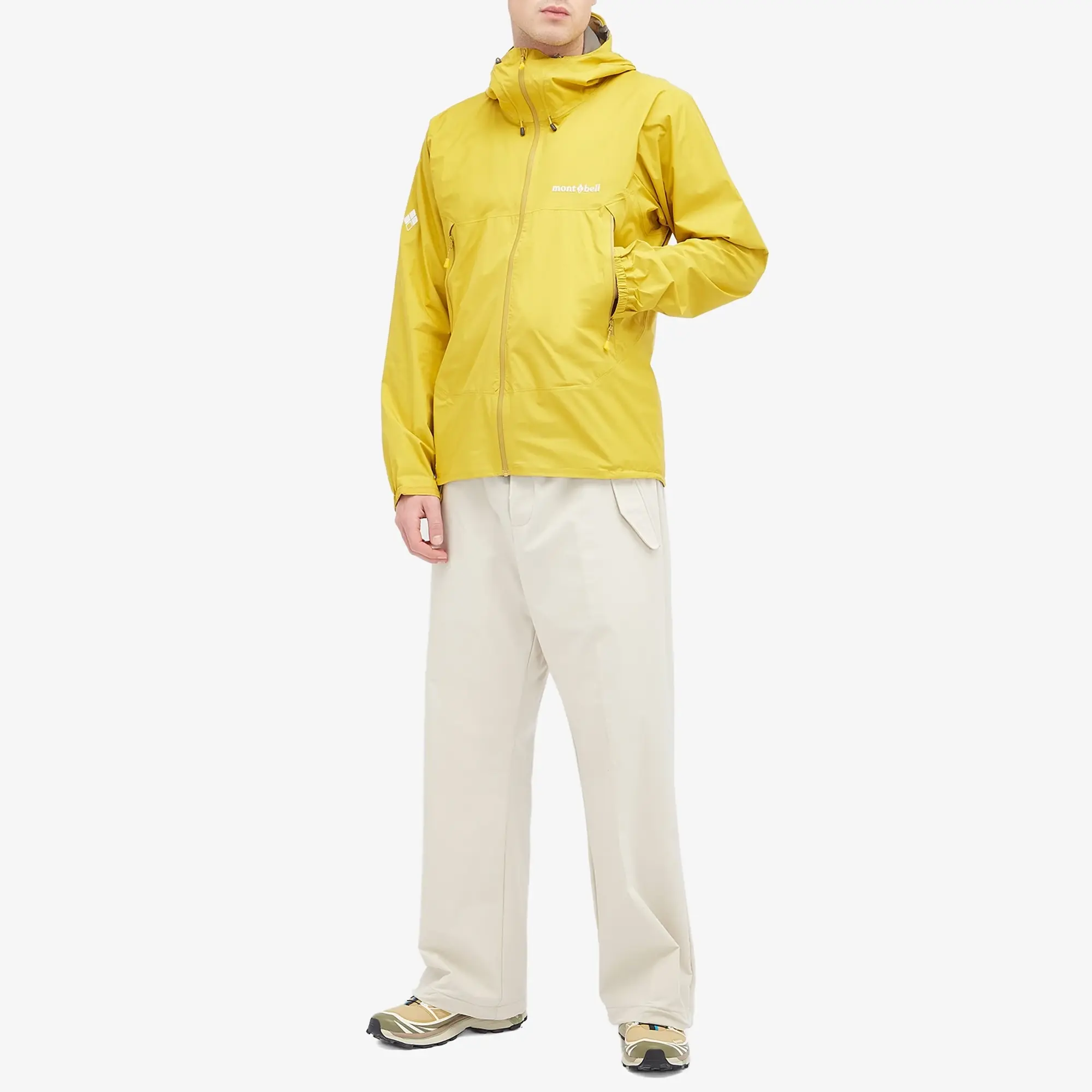 Montbell Men's Rain Trekker Jacket Mustard