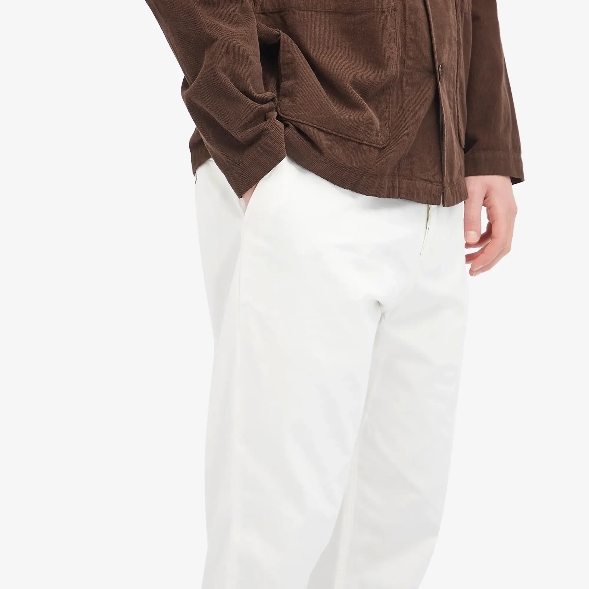 Universal Works Men's Twill Military Chino Ecru