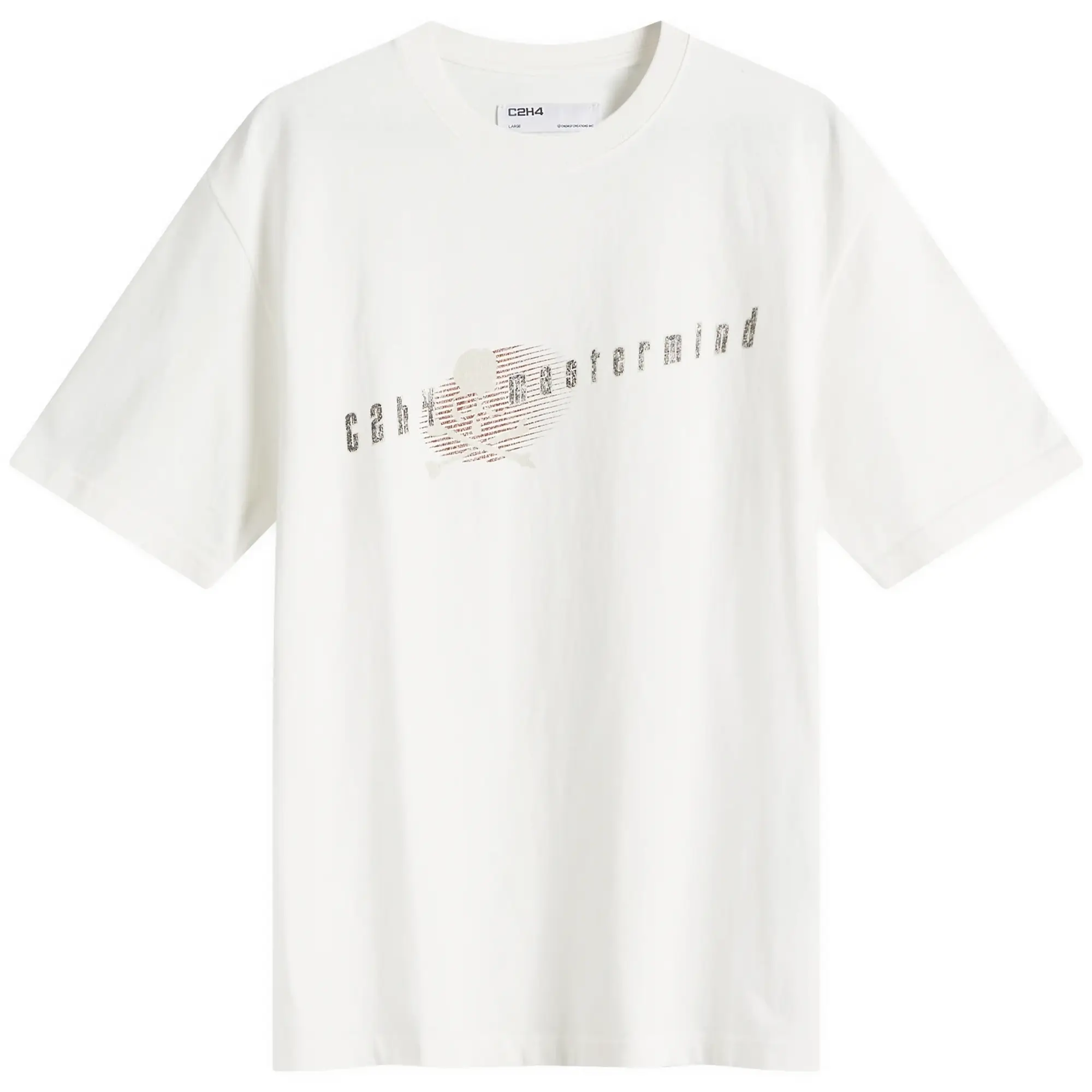 C2H4 Men's x mastermind JAPAN Logo T-Shirt Mist White