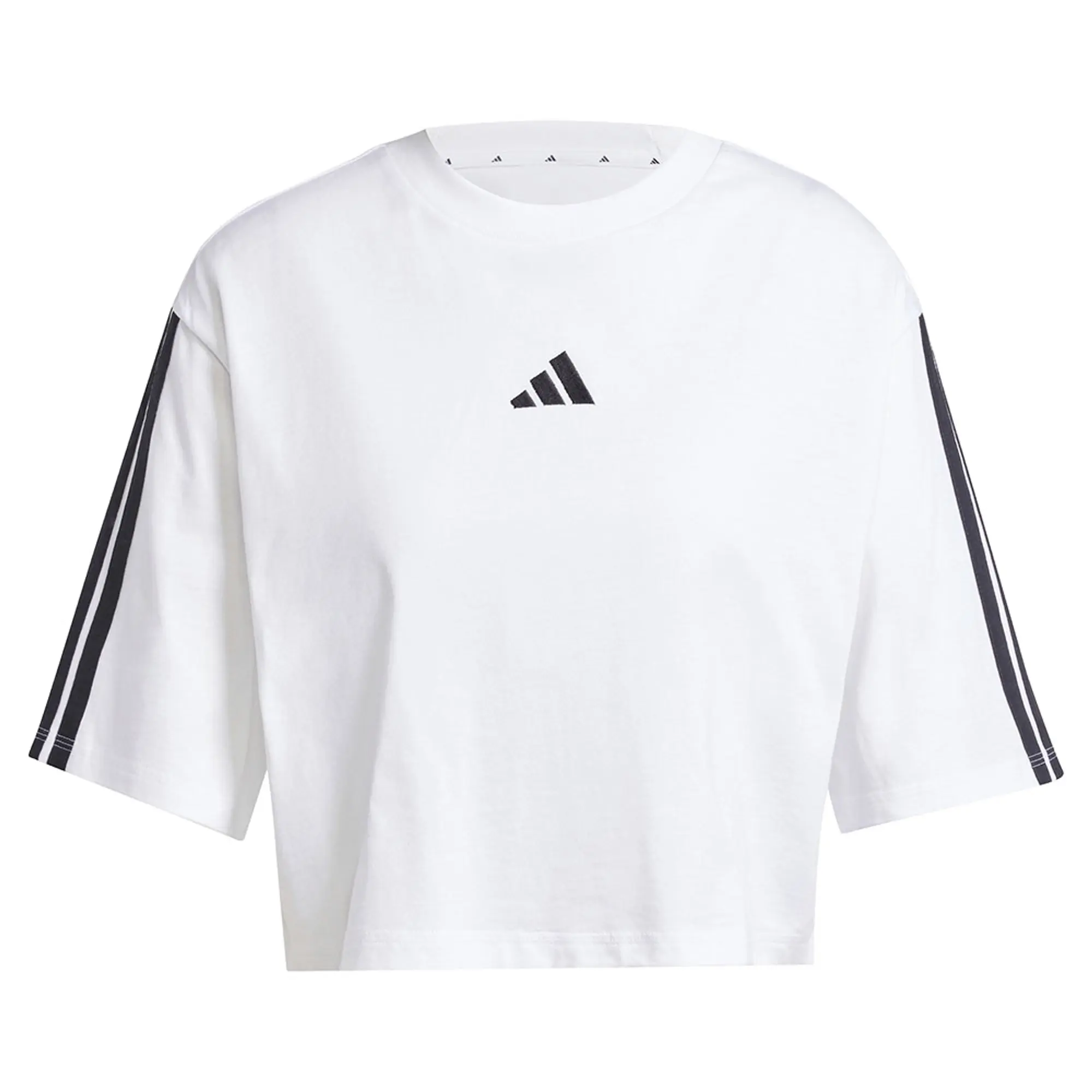Adidas Essentials 3 Stripes Cotton Loose Short Sleeve T-shirt