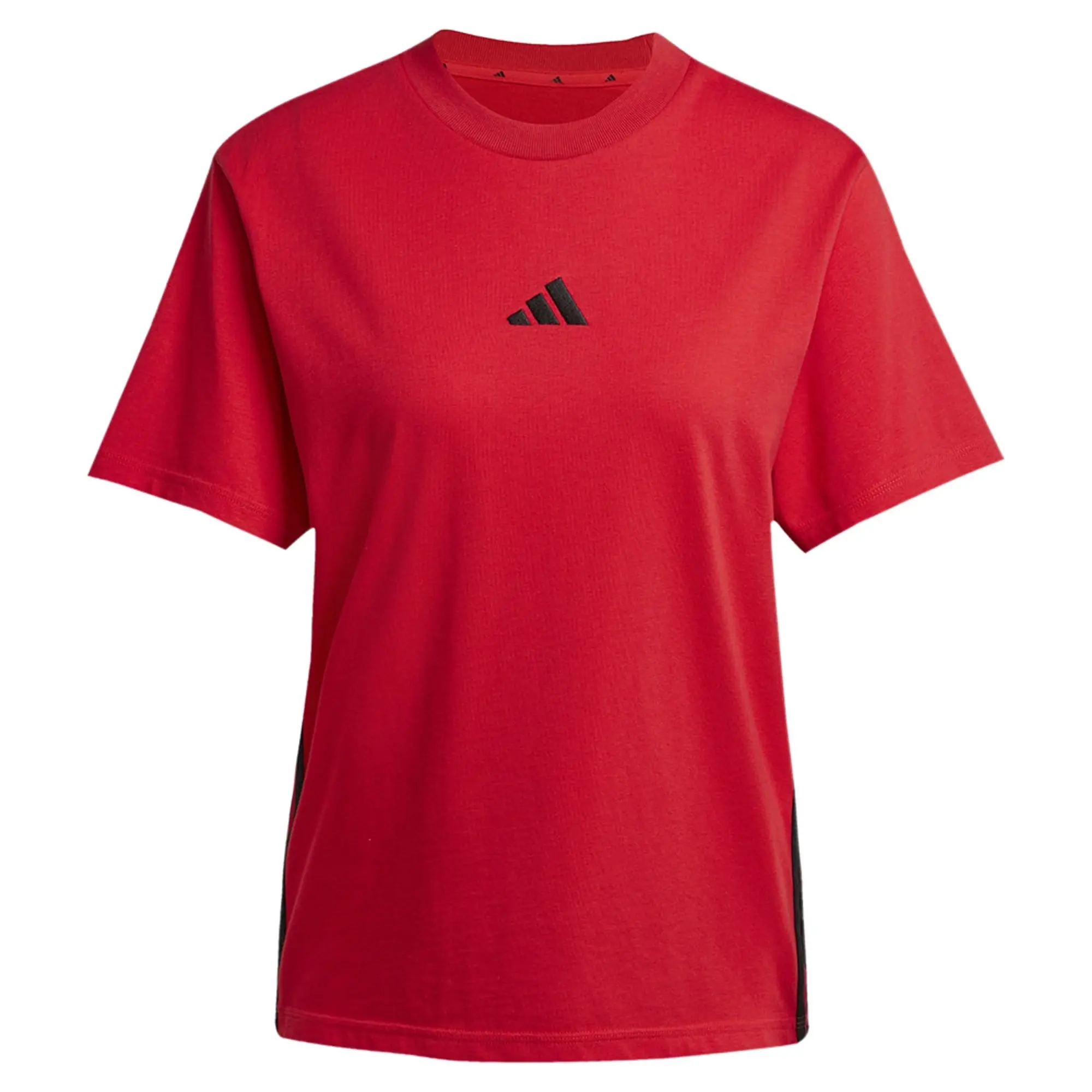 Adidas Essentials 3 Stripes Cotton Short Sleeve T-shirt