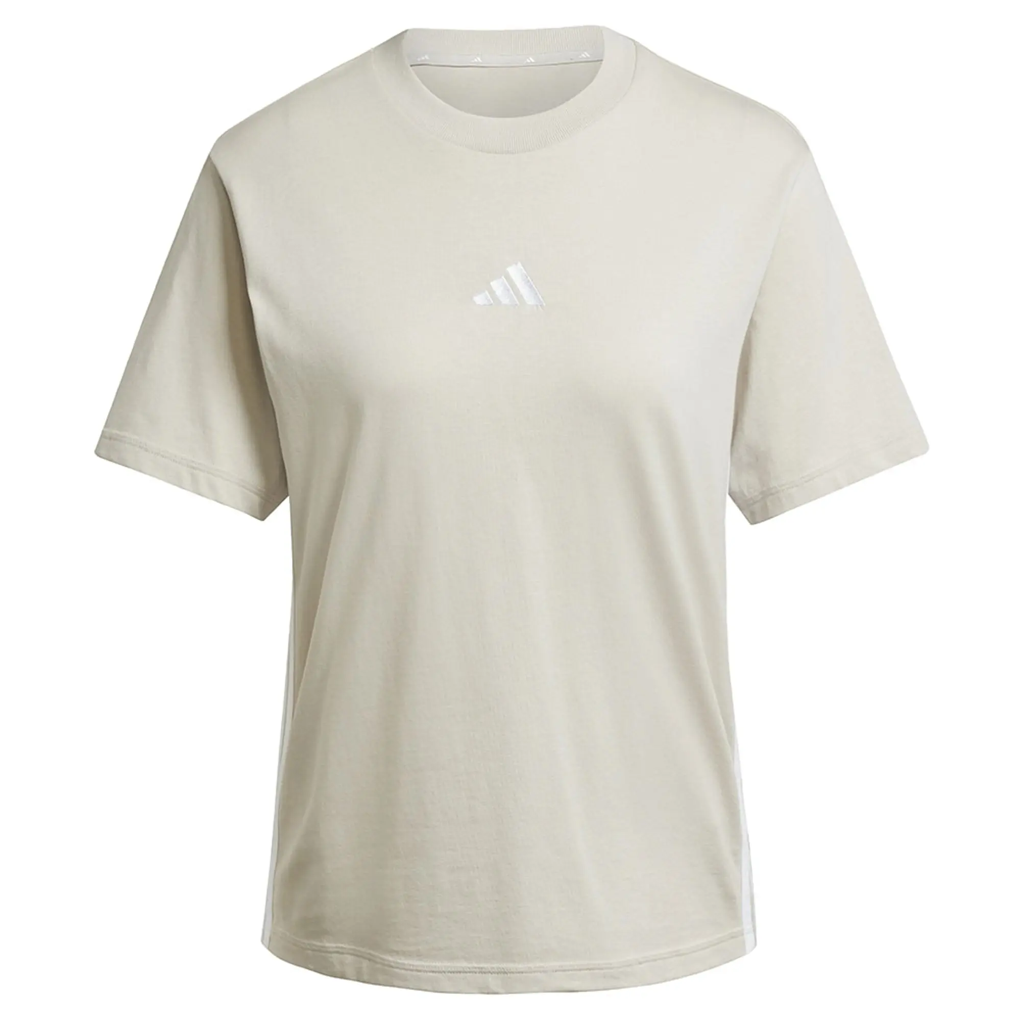 Adidas Essentials 3 Stripes Cotton Short Sleeve T-shirt