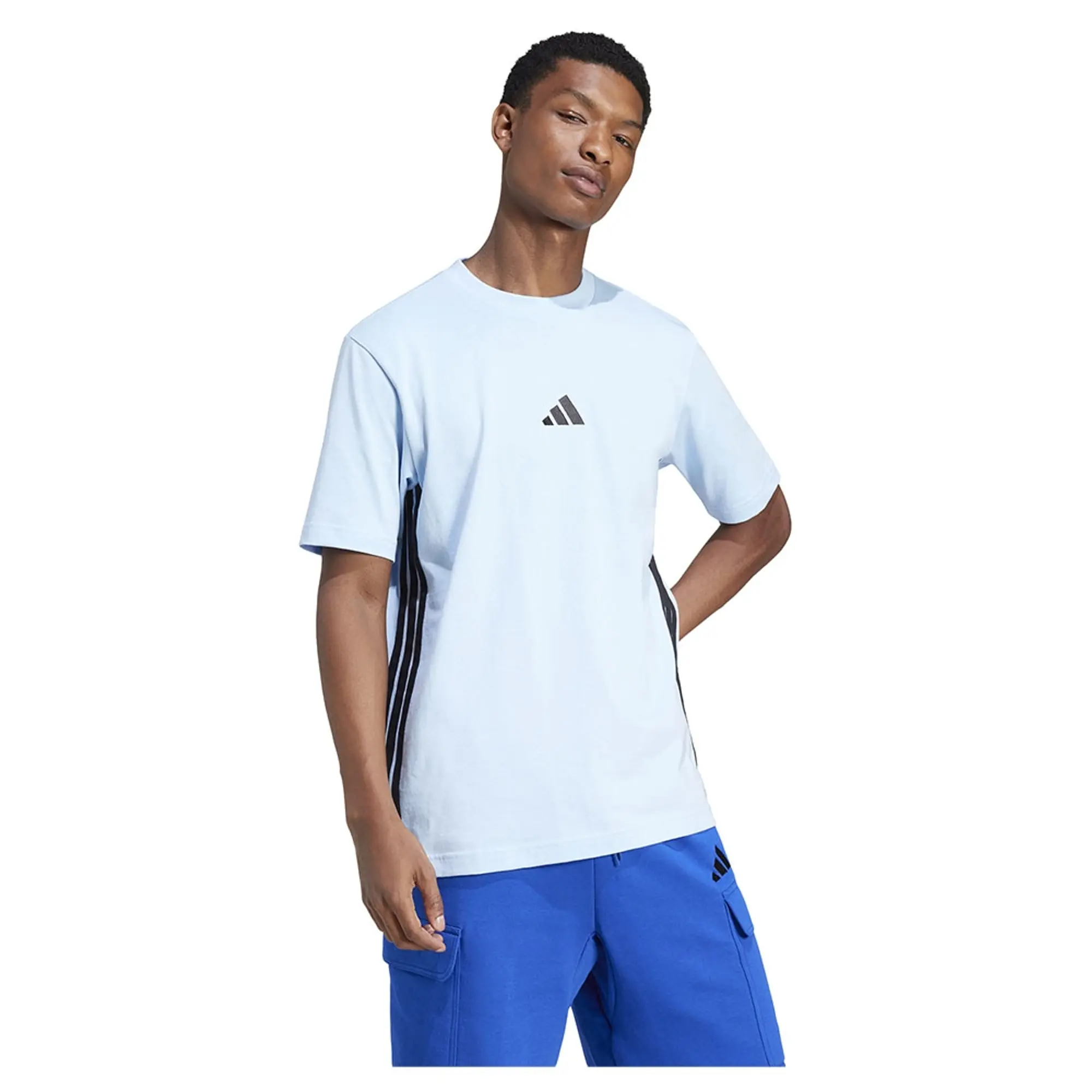 Adidas Essentials 3 Stripes Single Jersey Short Sleeve T-shirt