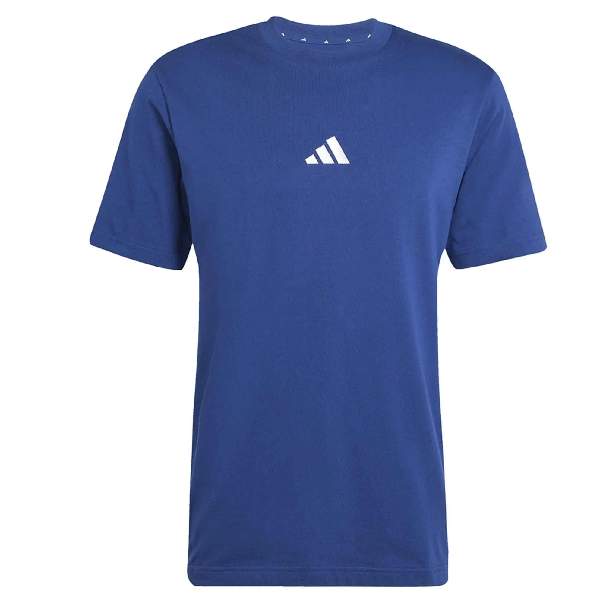 Manchester United x adidas Essentials 3-Stripes Single Jersey T-Shirt Blue