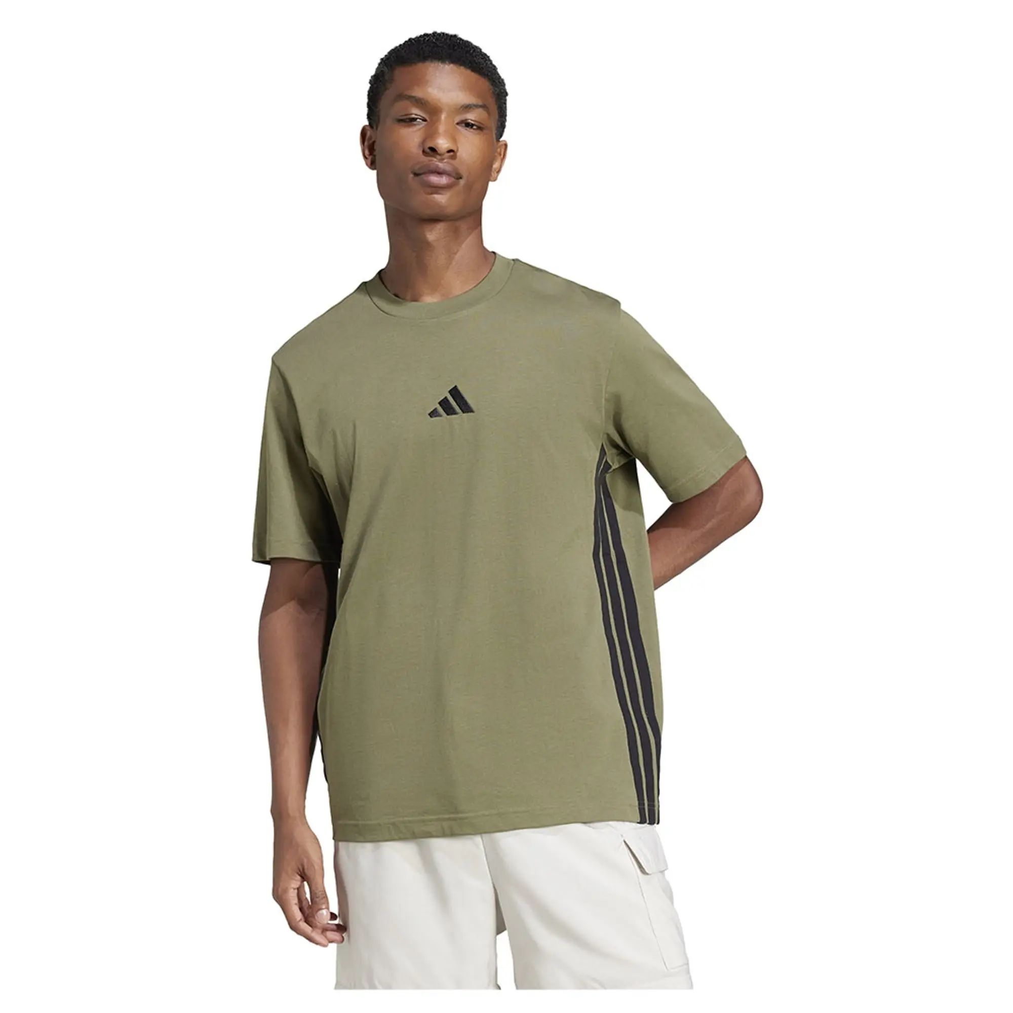 Adidas Essentials 3 Stripes Single Jersey Short Sleeve T-shirt