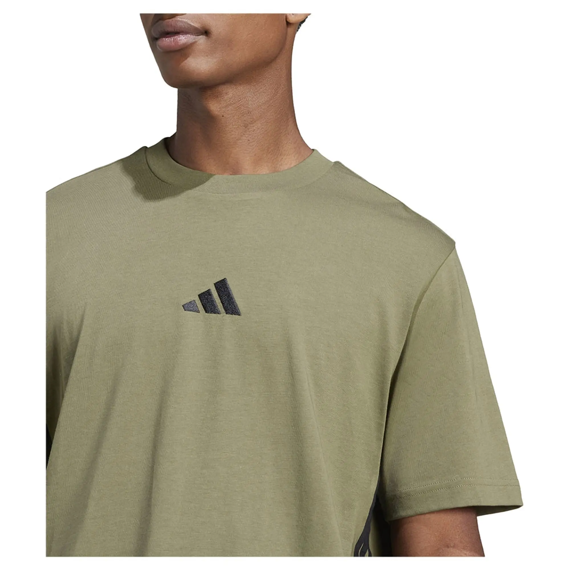 Adidas Essentials 3 Stripes Single Jersey Short Sleeve T-shirt