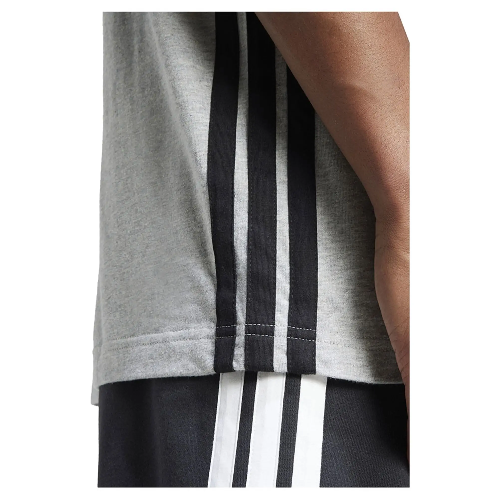 Adidas Essentials 3 Stripes Single Jersey Short Sleeve T-shirt