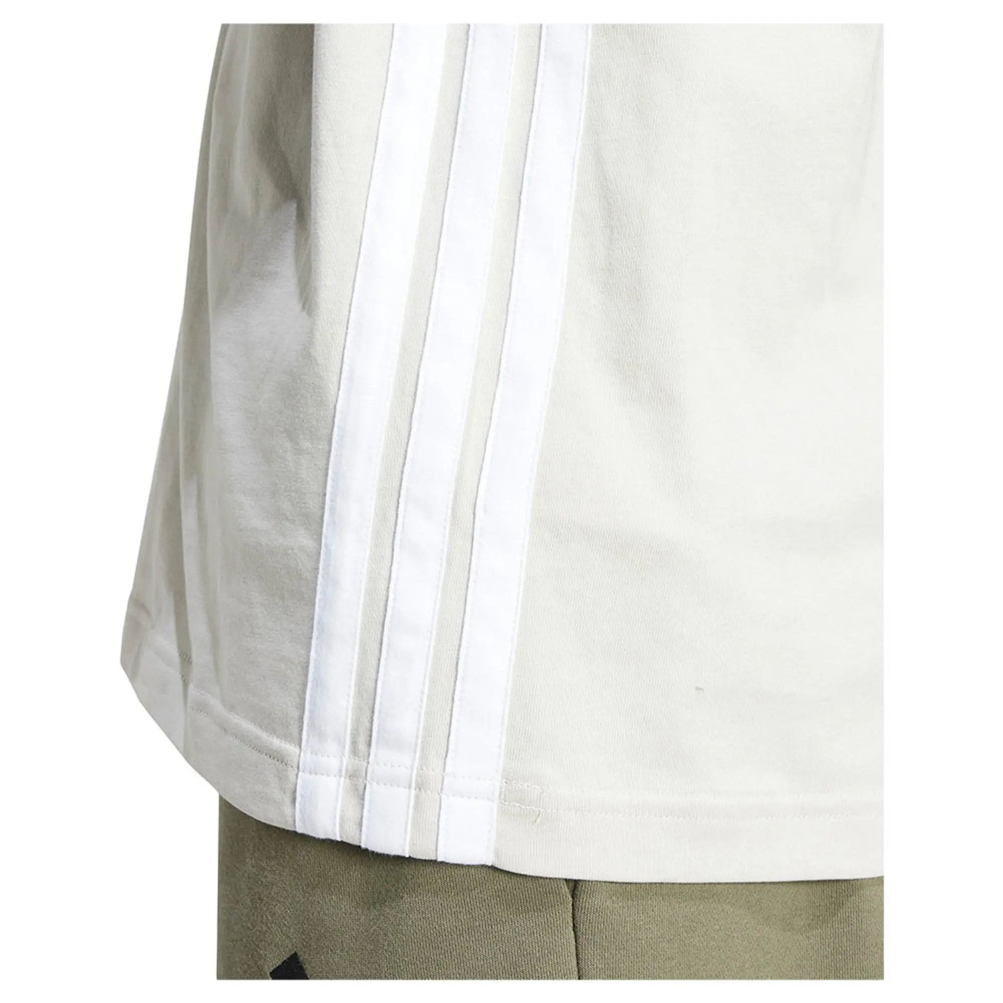 adidas Men's Cotton T-Shirt - Beige