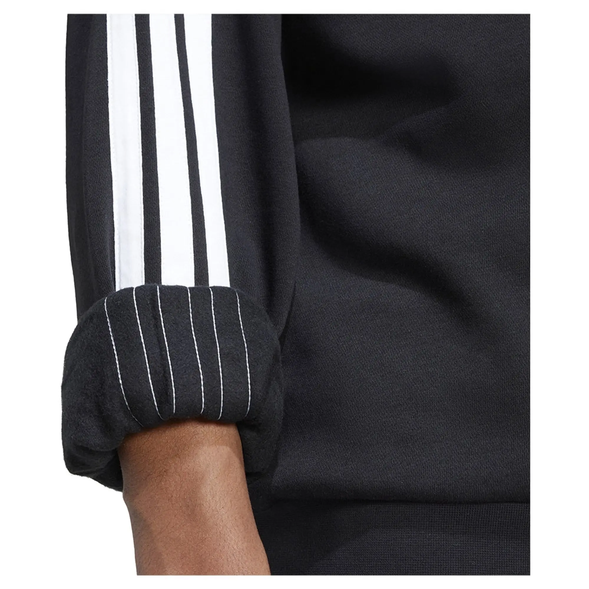 Adidas Essentials 3 Stripes Fleece Sweatshirt