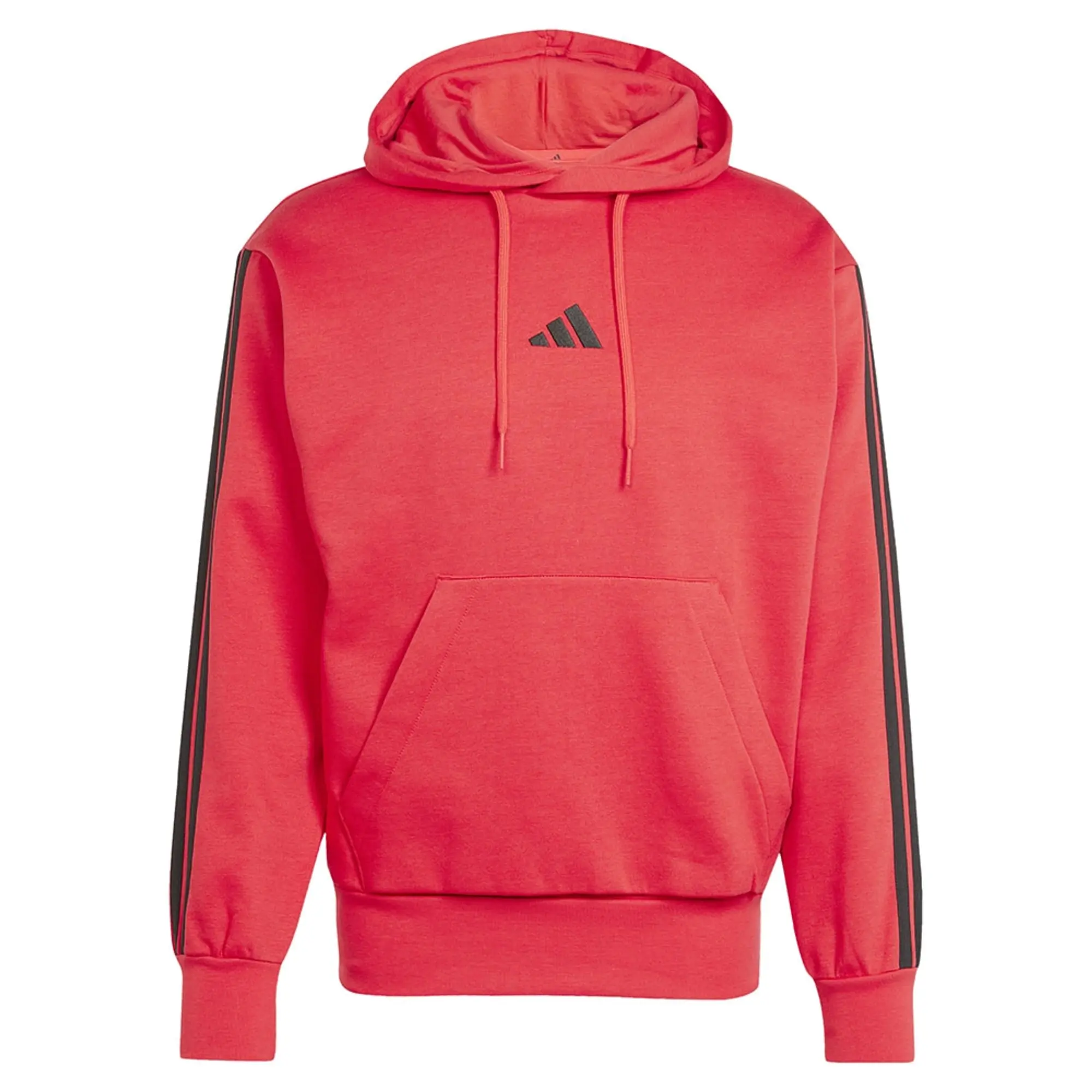 Adidas Essentials 3 Stripes Fleece Hoodie