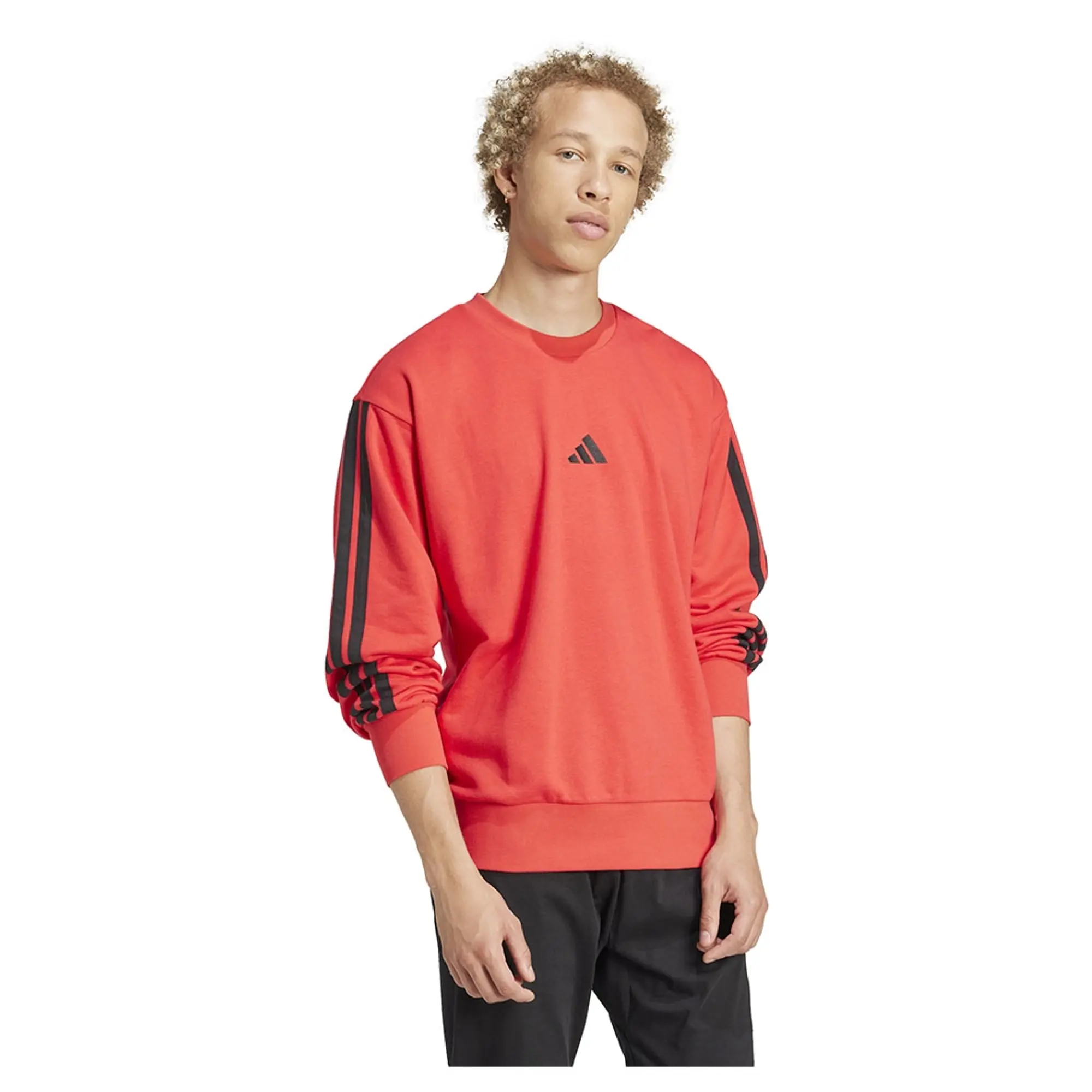 Adidas Essentials 3 Stripes French Terry Sweatshirt