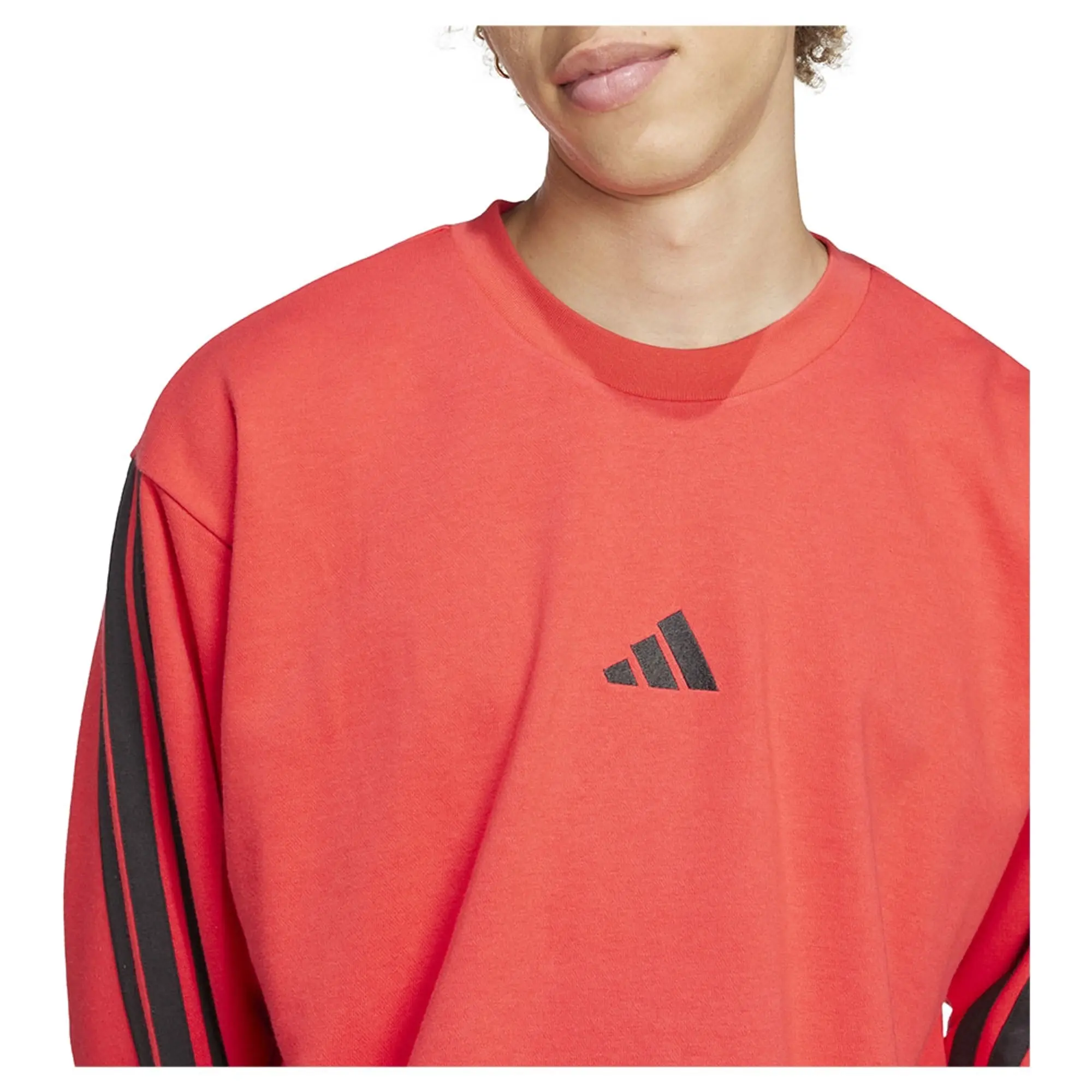 Adidas Essentials 3 Stripes French Terry Sweatshirt