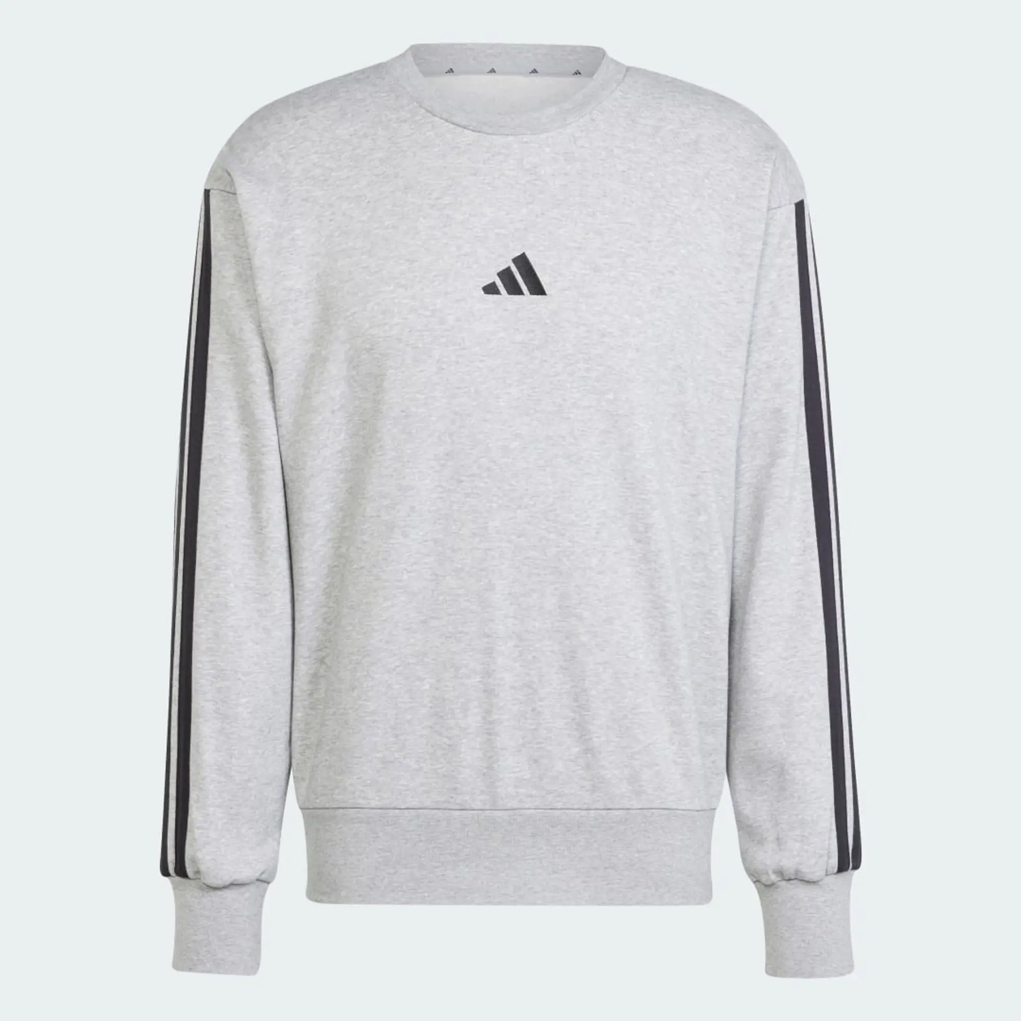 adidas Men Essentials 3 Stripes French Terry Sweatshirt